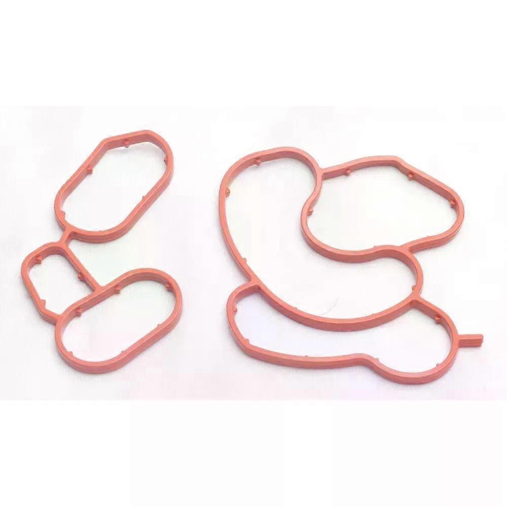 11427508971 11427508970 FIGZERO 2Pcs Engine Oil Filter Housing Gasket Seal For BMW E81 E87 E46 E90 E60 E83 N45 N43 N42 N46