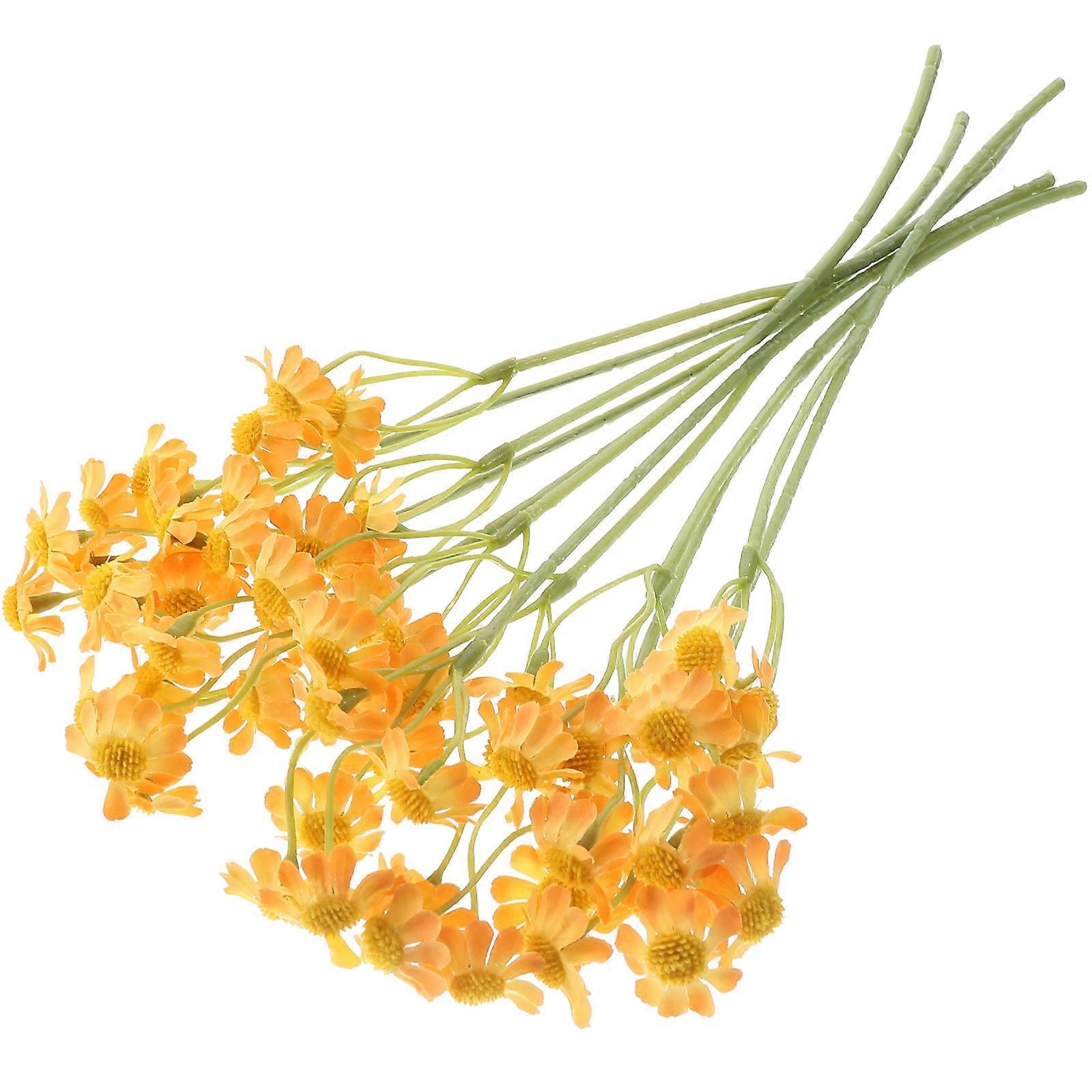Bridal Bouquet Simulated Chamomile Artificial Flower for Decor 4 Bunches