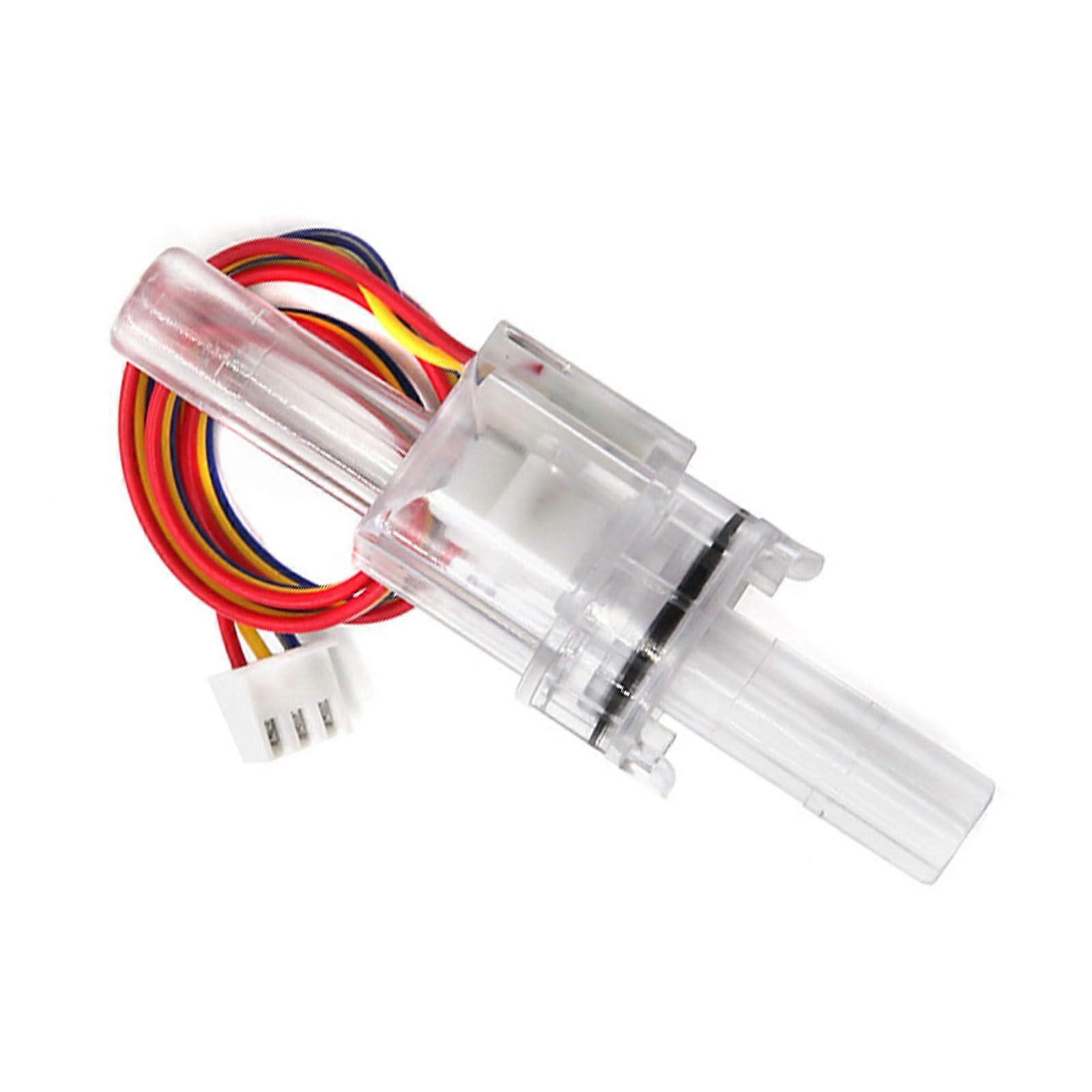 Water Flow Meter ABS, Small Clear Design, Accurate Flow Measurement Device, Easy Installation