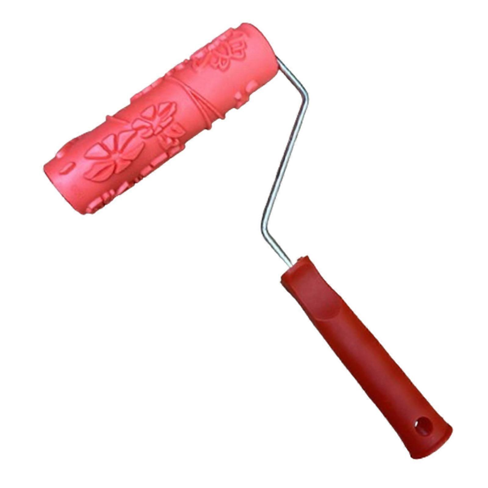 178mm Texture Rubber Paint Roller Brush Decorative Tool for House Versatile