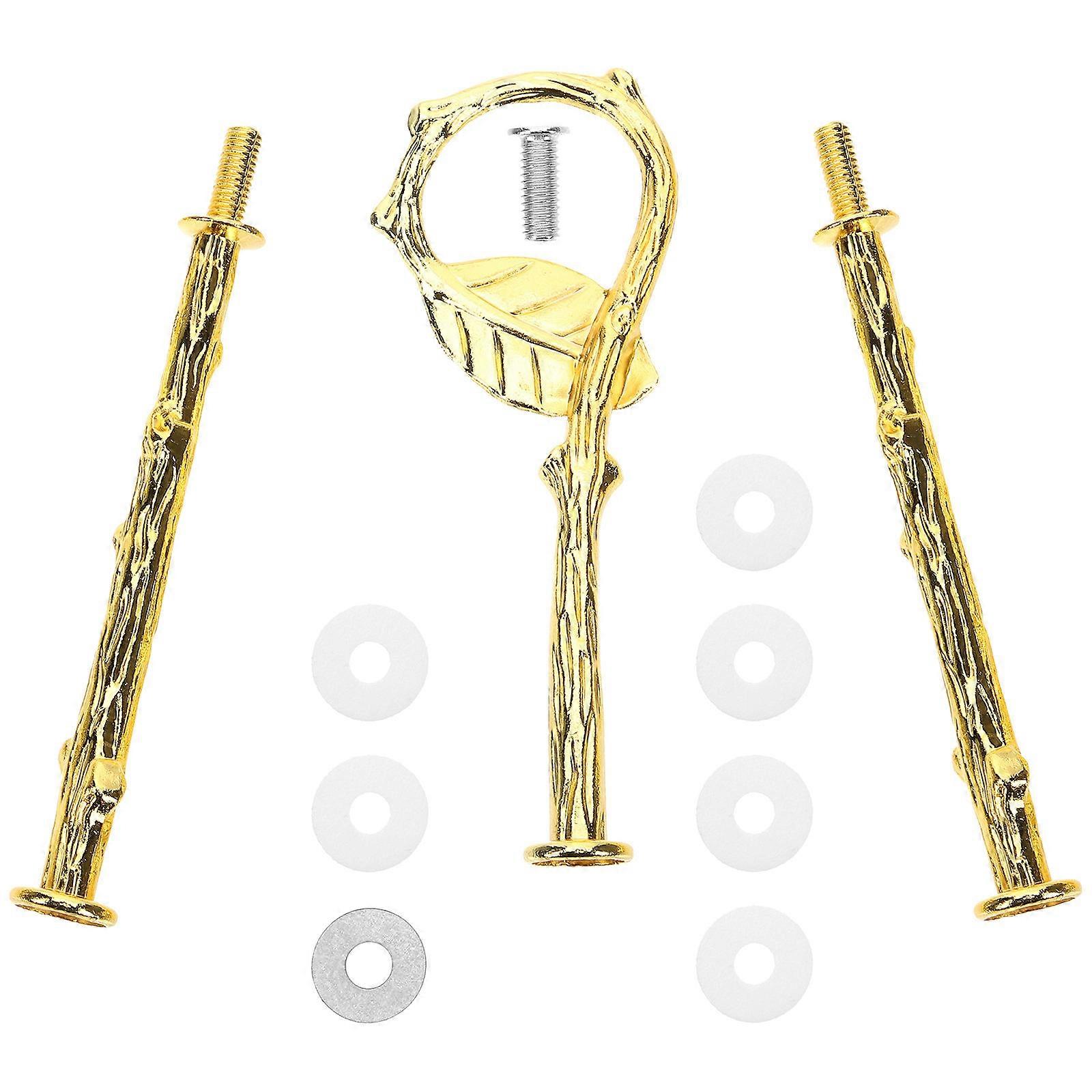 5 Sets Cake Stand Hardware Fittings For Homeowners Party Decorations Elegant Design 31X4.5Cm