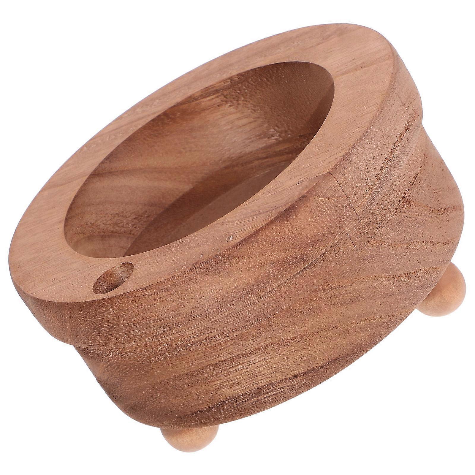 5Pcs Wooden Cup Holder With Marker Slot Ideal For Party Decoration And Space Saving In Coffee Bar
