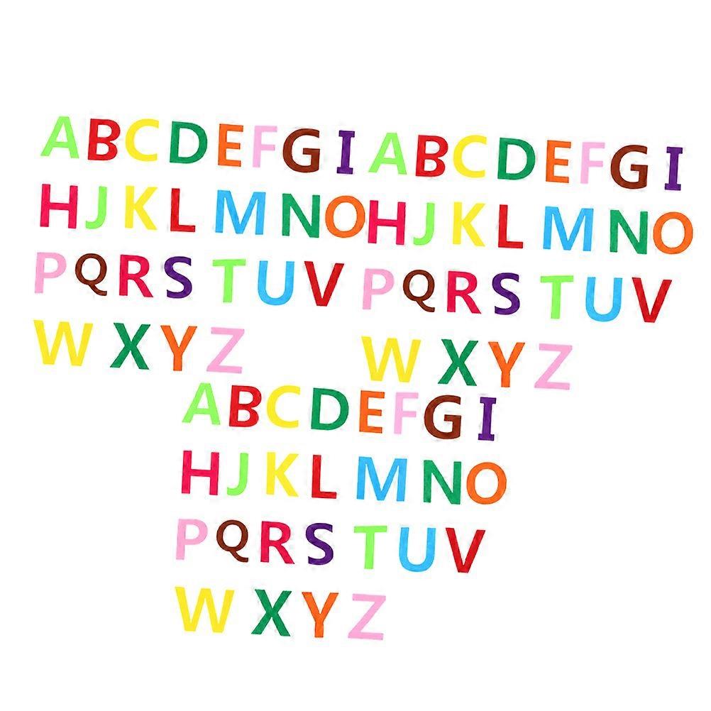 Children Toy Felt Alphabet Letters for DIY Crafts 9Sets Colorful Ornaments