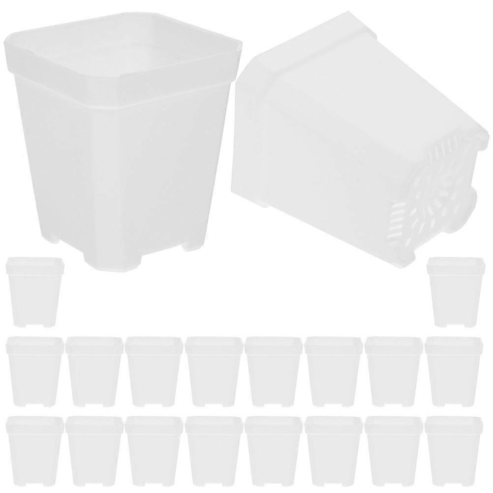 Functional Nursery Pots 100Pcs For Flowers 3.07X2.75X2.75IN Designed For Balcony Decoration