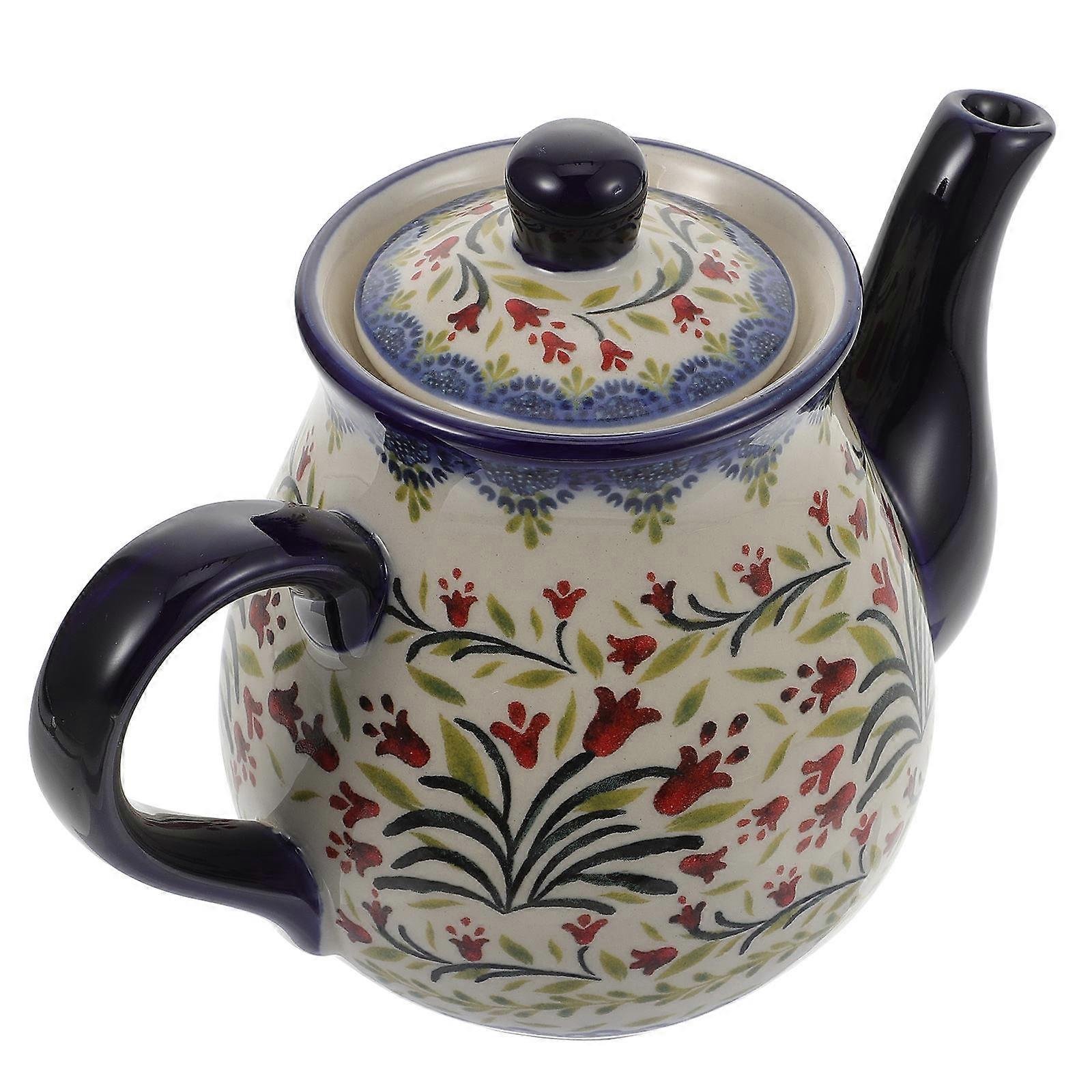 Multipurpose Ceramic Tea Kettle for Kitchen Supply 2Pcs Set