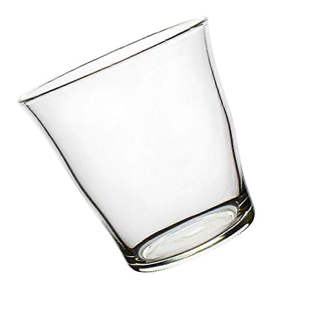 Clear Beverage Cup For Bar Use Featuring A Smooth Surface 10x9.5cm Perfect For Adults 1Pcs
