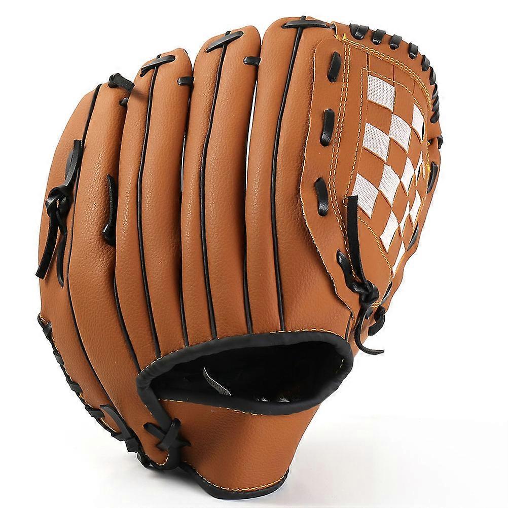 Lot de 3 gants de baseball épais marron pour lanceur de champ intérieur, pour usage sportif
