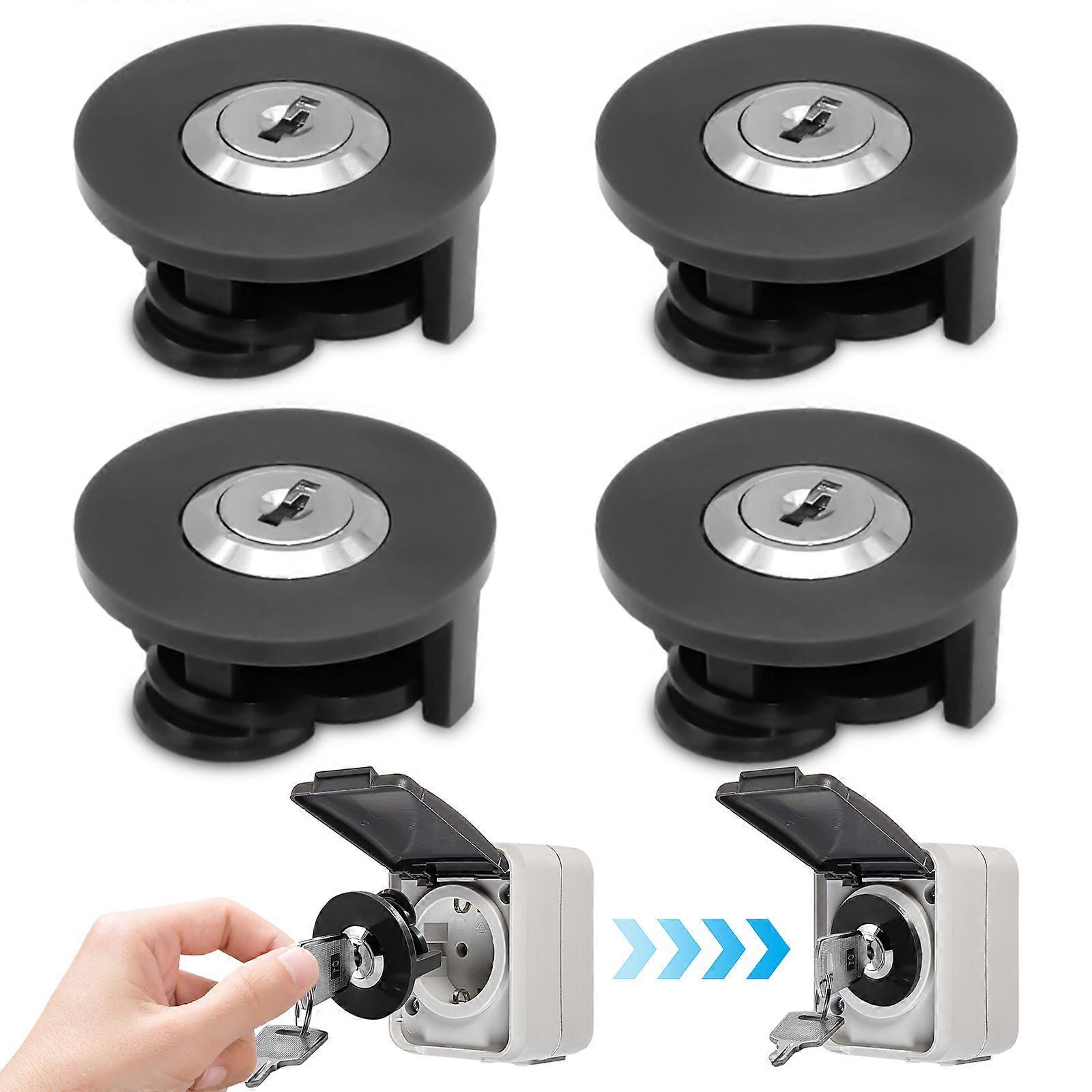 4piece Universal Socket Lock Durable And Exquisite Craft For Public Places 4Pieces Universal Socket