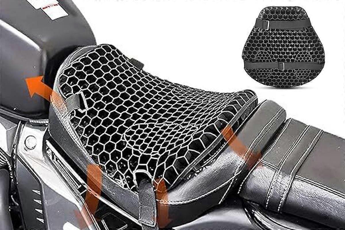 Motorcycle Gel Seat Cushion for Long Rides