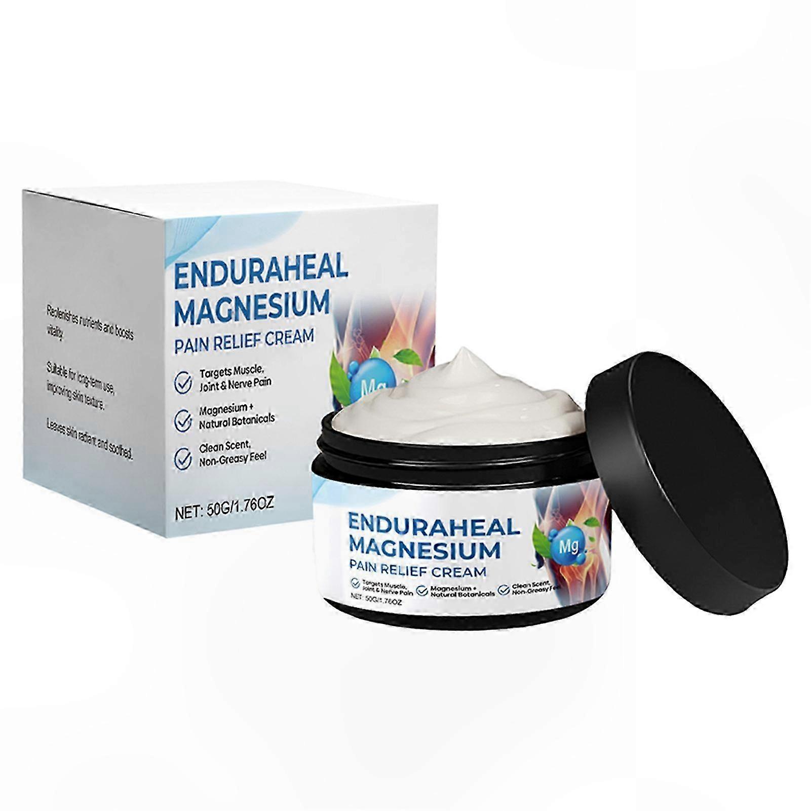 Magnesiumsmärtlindrande kräm för leder och muskler, naturlig terapigel för rygg, nacke och stöd för händer