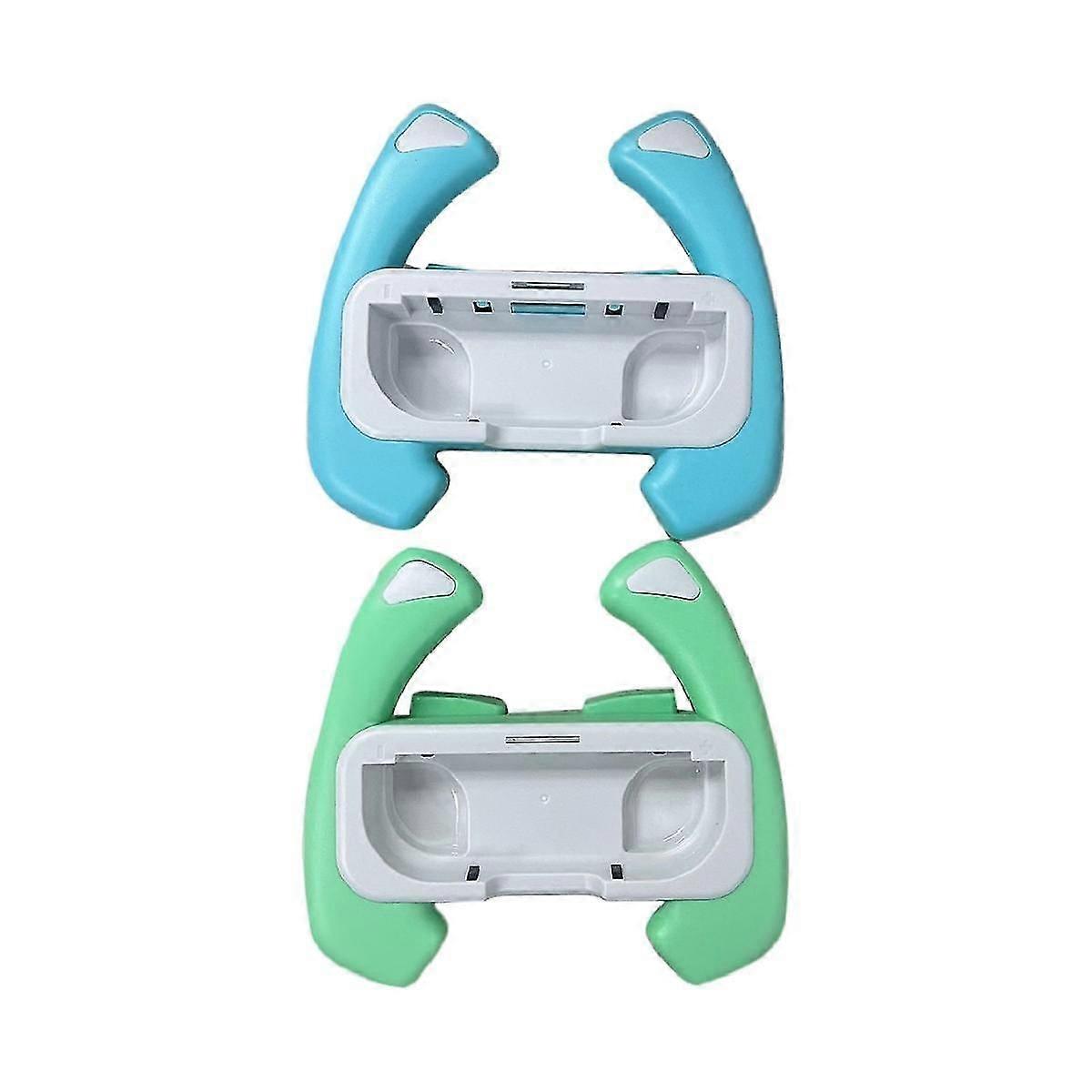 For Small Handle Cartoon Game Steering Wheel Switch Left And Right Handle 2pcs/set Steering Wheel Grip,set C