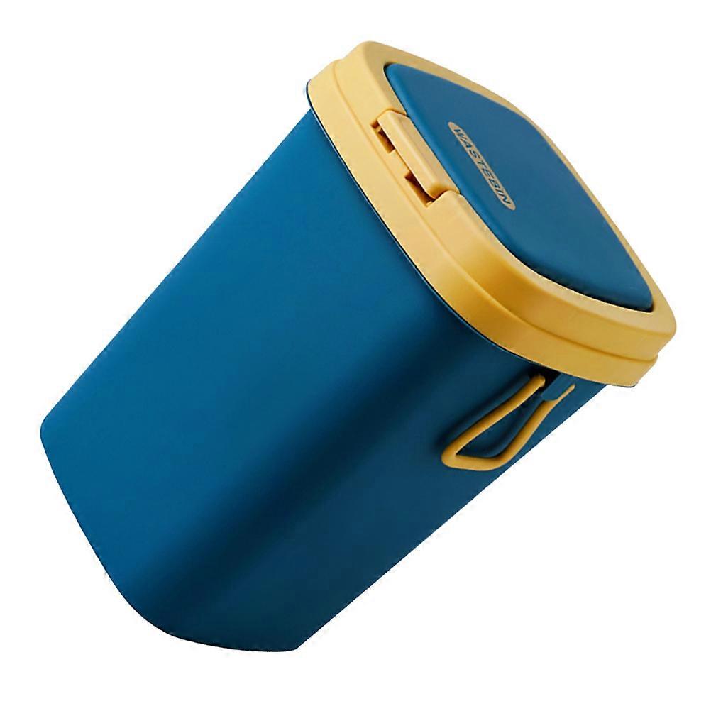 Household Trash Can 2Pcs Modern Decorative Style Garbage Bin With Cover Perfect For Home Use Easy Access 27X19X19CM Size