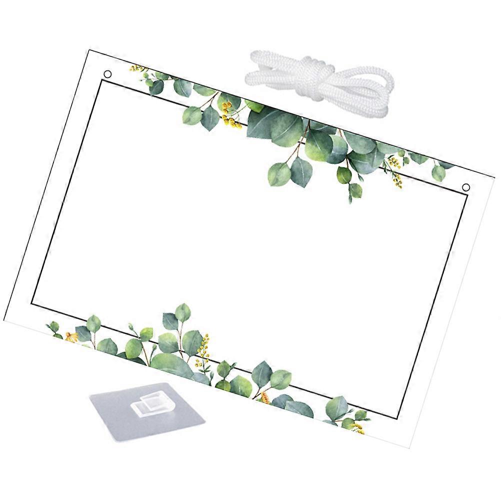Home Acrylic Memo Board Transparent Writing Board for Office 5Sets