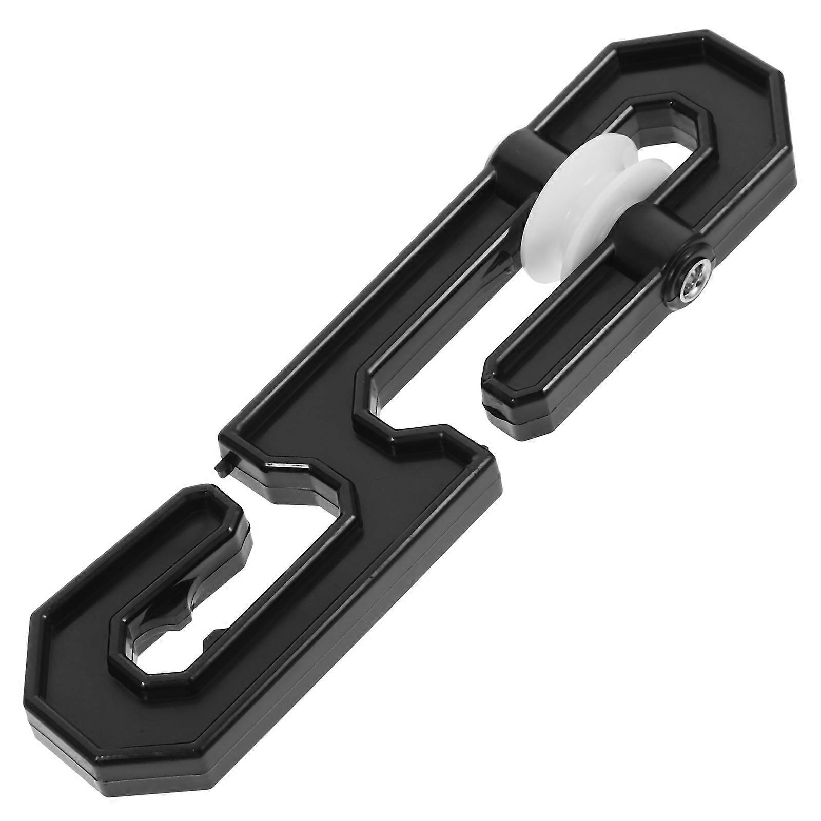 3Pcs Clothesline Pulley System Ideal For Gym Equipment And Everyday Use Featuring Rectangular Aluminum Plastic Wheels For Smooth Operation