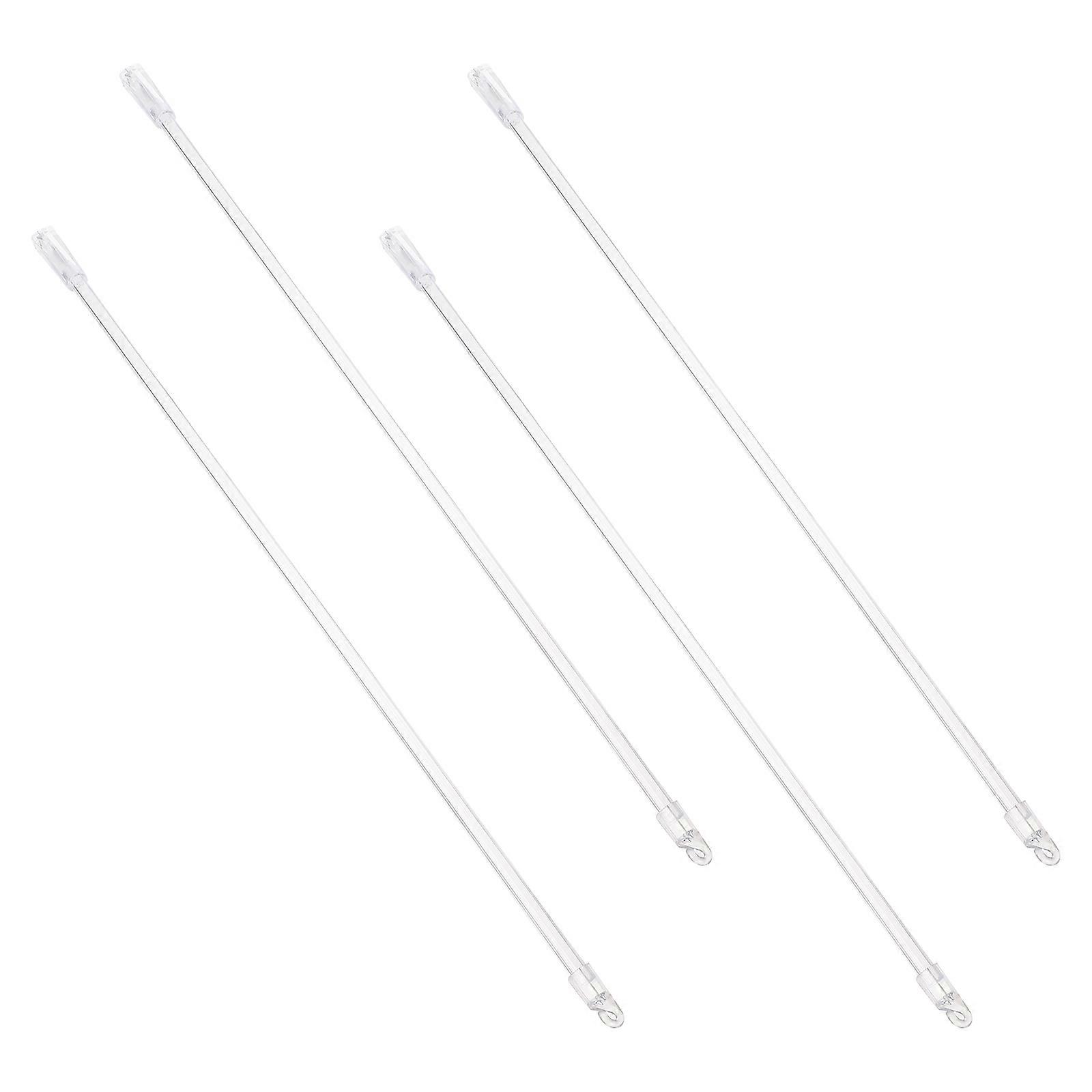 Horizontal Blinds Replacement Wand Home Blinds Accessories Bathroom Transparent Plastic Pulling 4Set