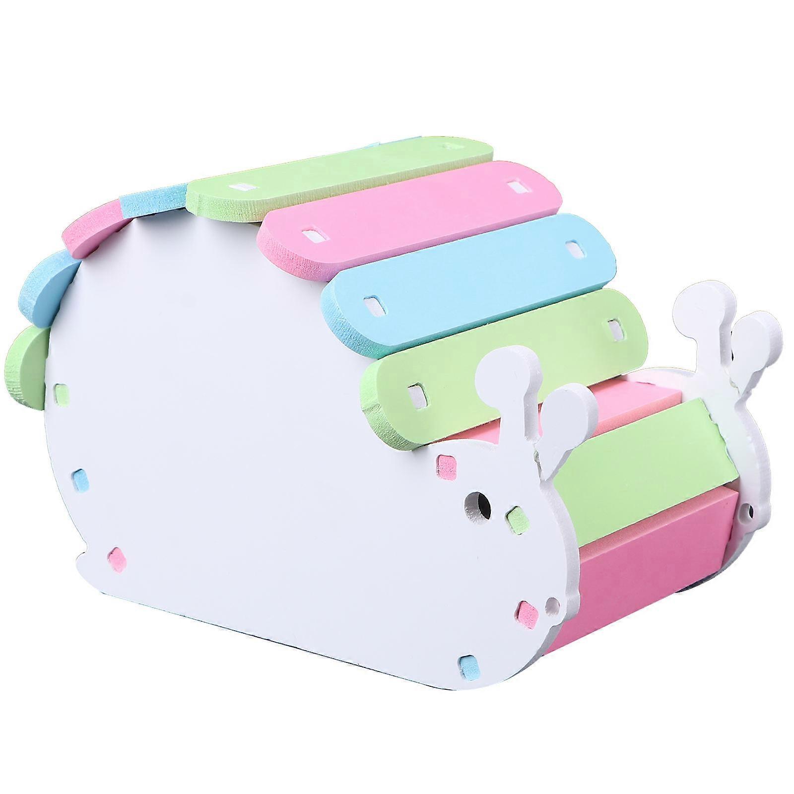 Hamster Hut Snails Shape PVC DIY Cabin for Pet Rest 2Pcs