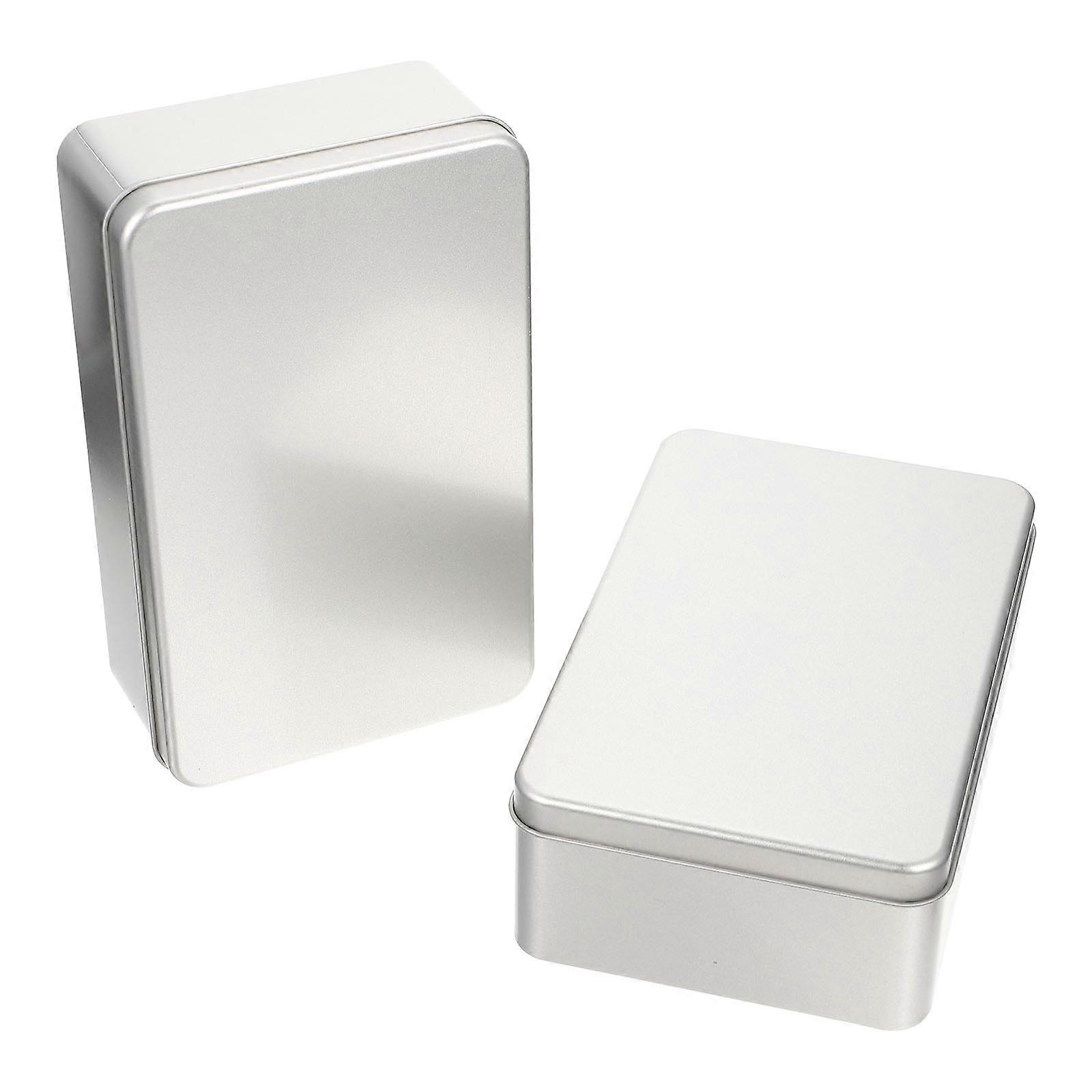 Party Favor Boxes Tinplate Storage Boxes for Cookie Packing 4Pcs