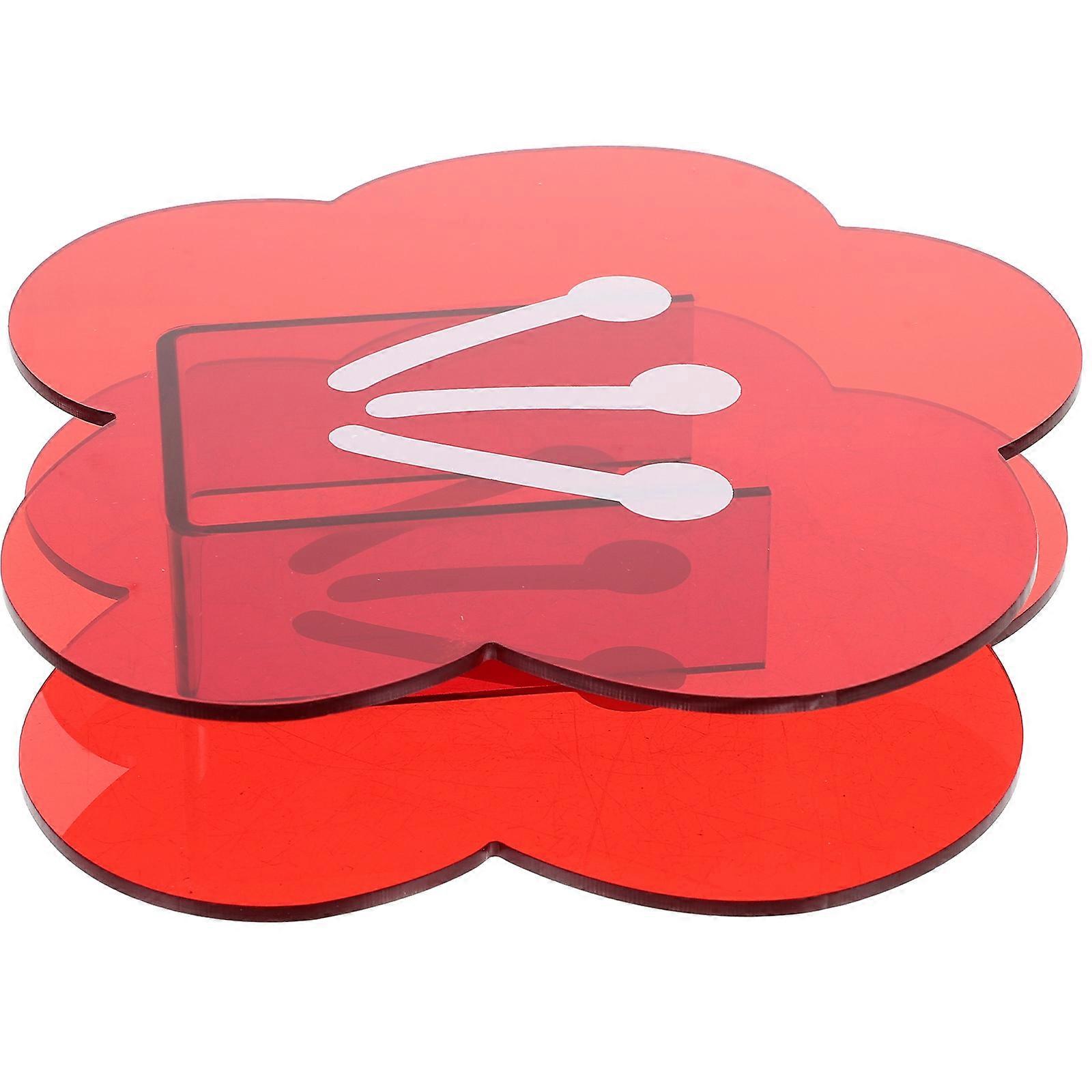 Unique Dried Flower Arrangement Vase For Home Decoration In Red Color With Delicate Shape 1Set