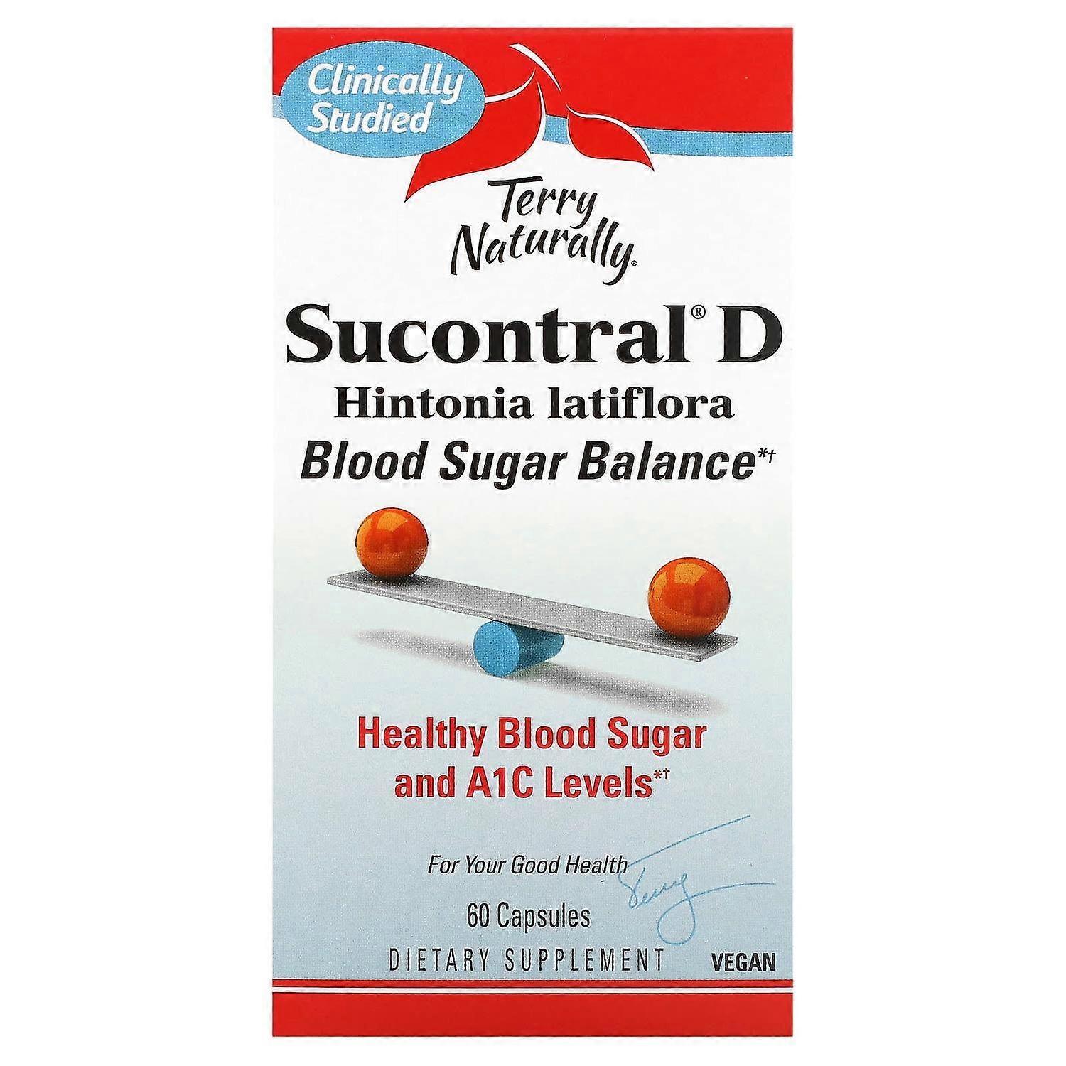 Terry Naturally, Sucontral D, 60 Capsules