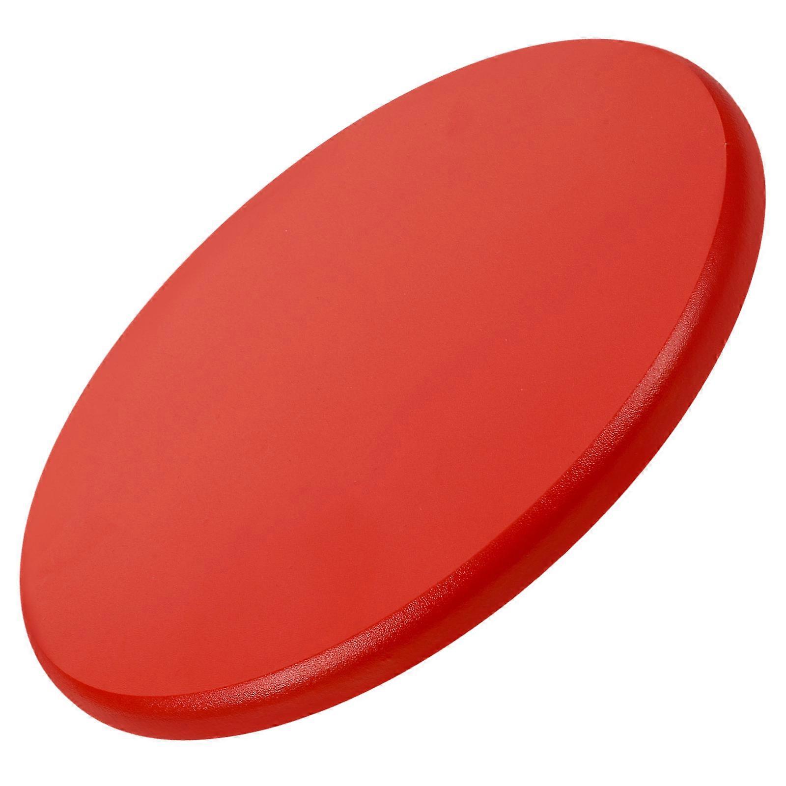 2Pcs Red Round Stool Wooden Seat Replacement for Home and Bar Use