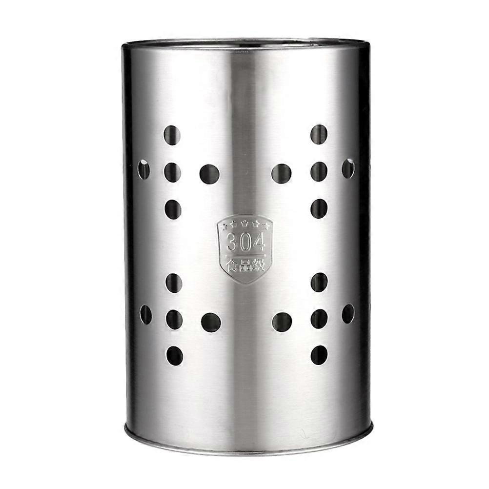 Chopsticks Storage Rack Silver Tableware Solution For Campers 10x10x13.5cm 1Set