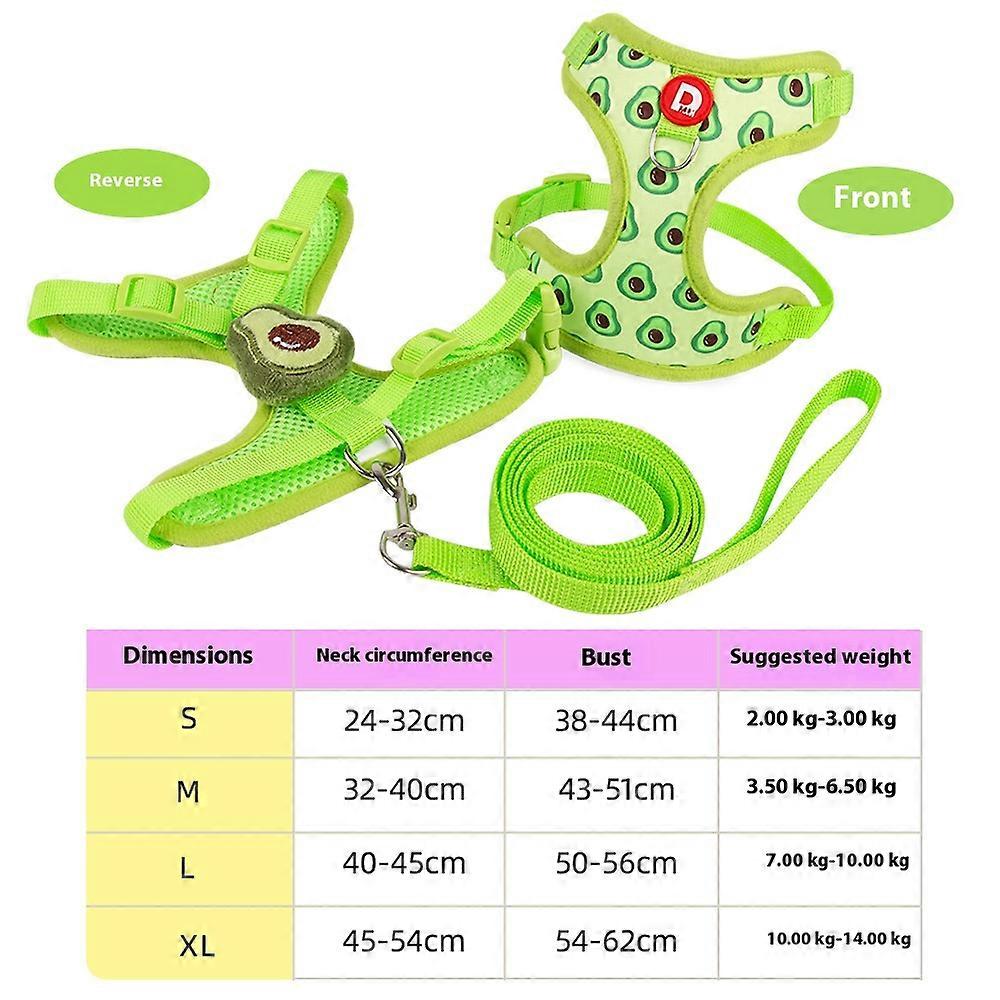 Breathable Vest Style Dog Harness for Puppies - No-Pull Adjustable Pet Harness with Leash Comfortable for Bichon Small Dogs