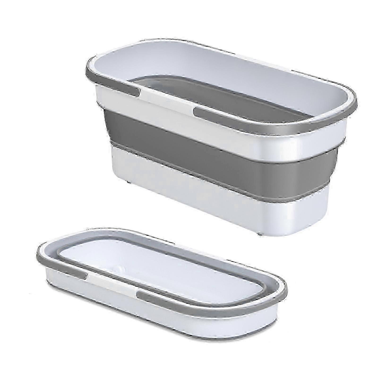 Large Flat Mop Cleaning Bucket, Large Flat Mop Floor Mop Large Foldable Portable Mop Bucket f74 26s