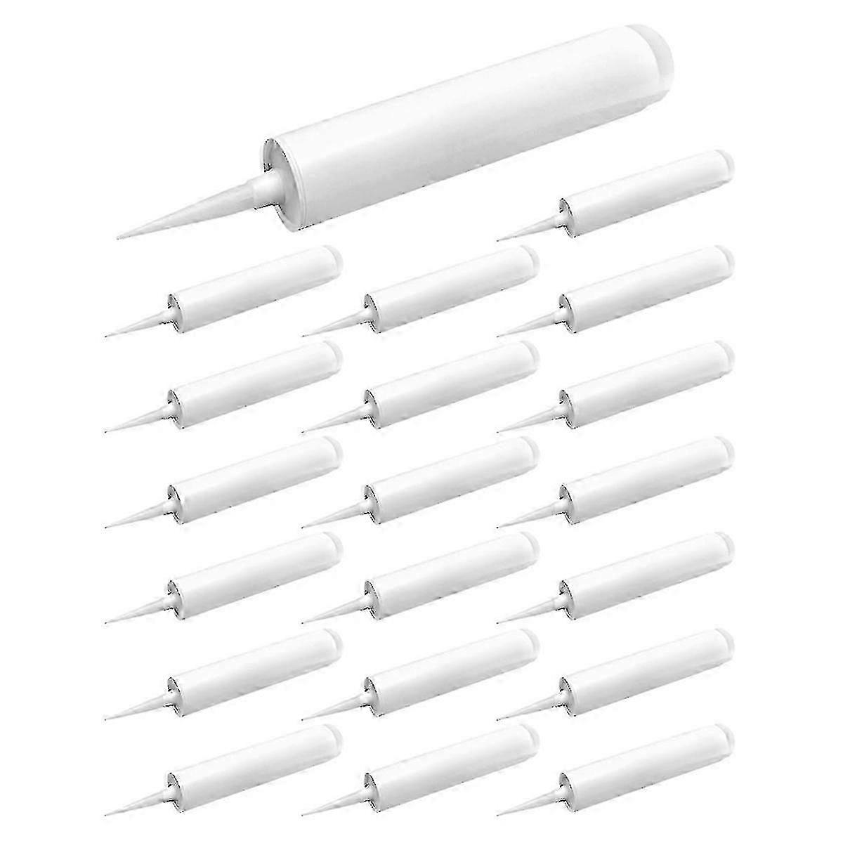 20 Pack 10 Oz Refillable Plastic Caulking Tubes for Sealant and Adhesive