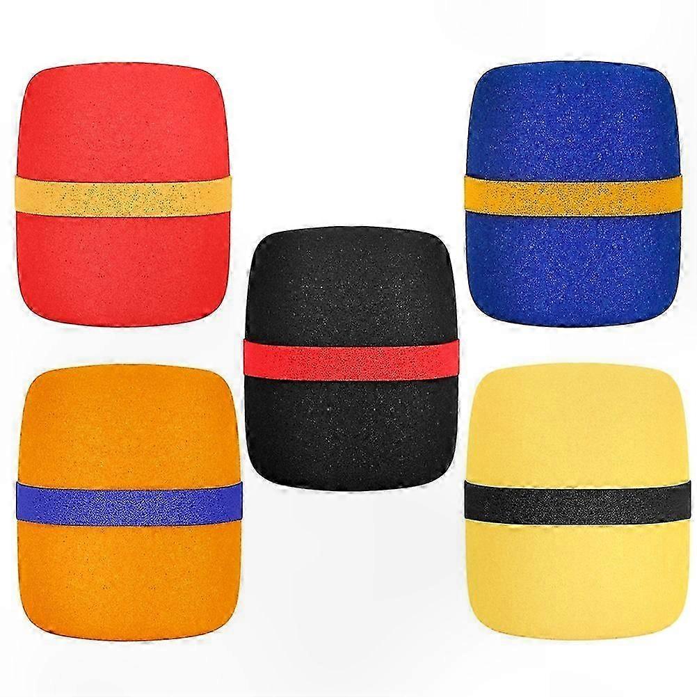 5pcs Thickened Microphone Protectors, Assorted Color Mic Sponge Covers for Noise Reduction