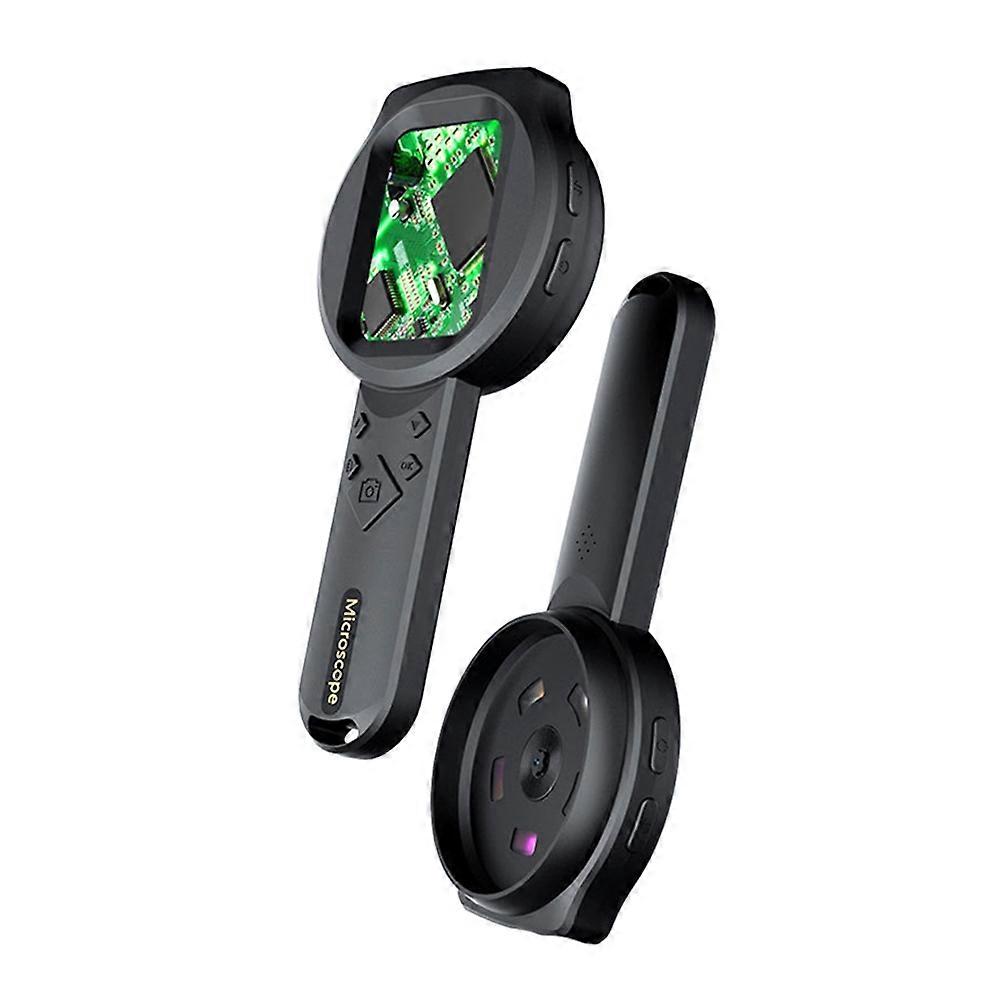 Digital Magnifier Microscope 2.8'' IPS Screen 15 LEDs Supports Windows/Mac Ideal for Coin & Jewelry Identification