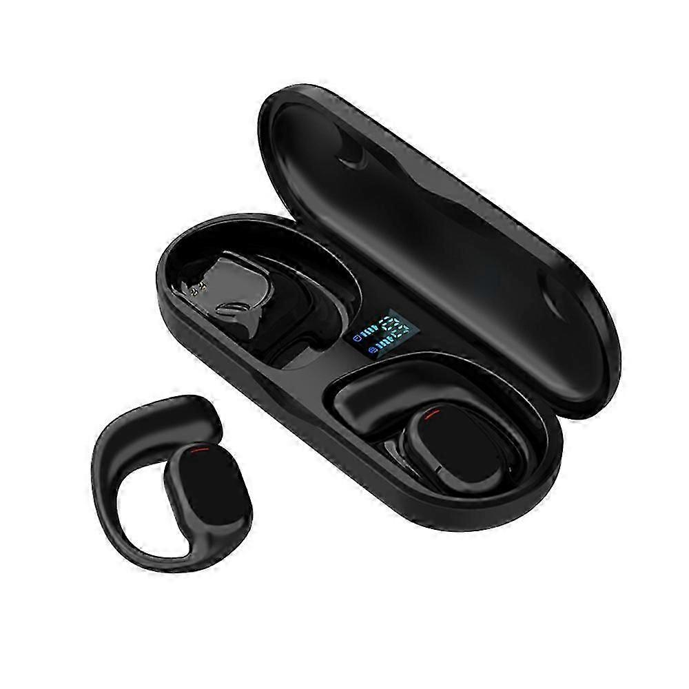 3D Surround Sound Open OWS Bluetooth Headset Wireless Waterproof Earphones Intelligent Digital Display High Sound Quality