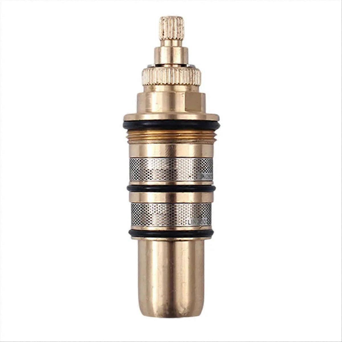 Thermostatic Valve Core Brass Thermostatic Temperature Control Valve Shower Bar Mixing 20-50 Degrees