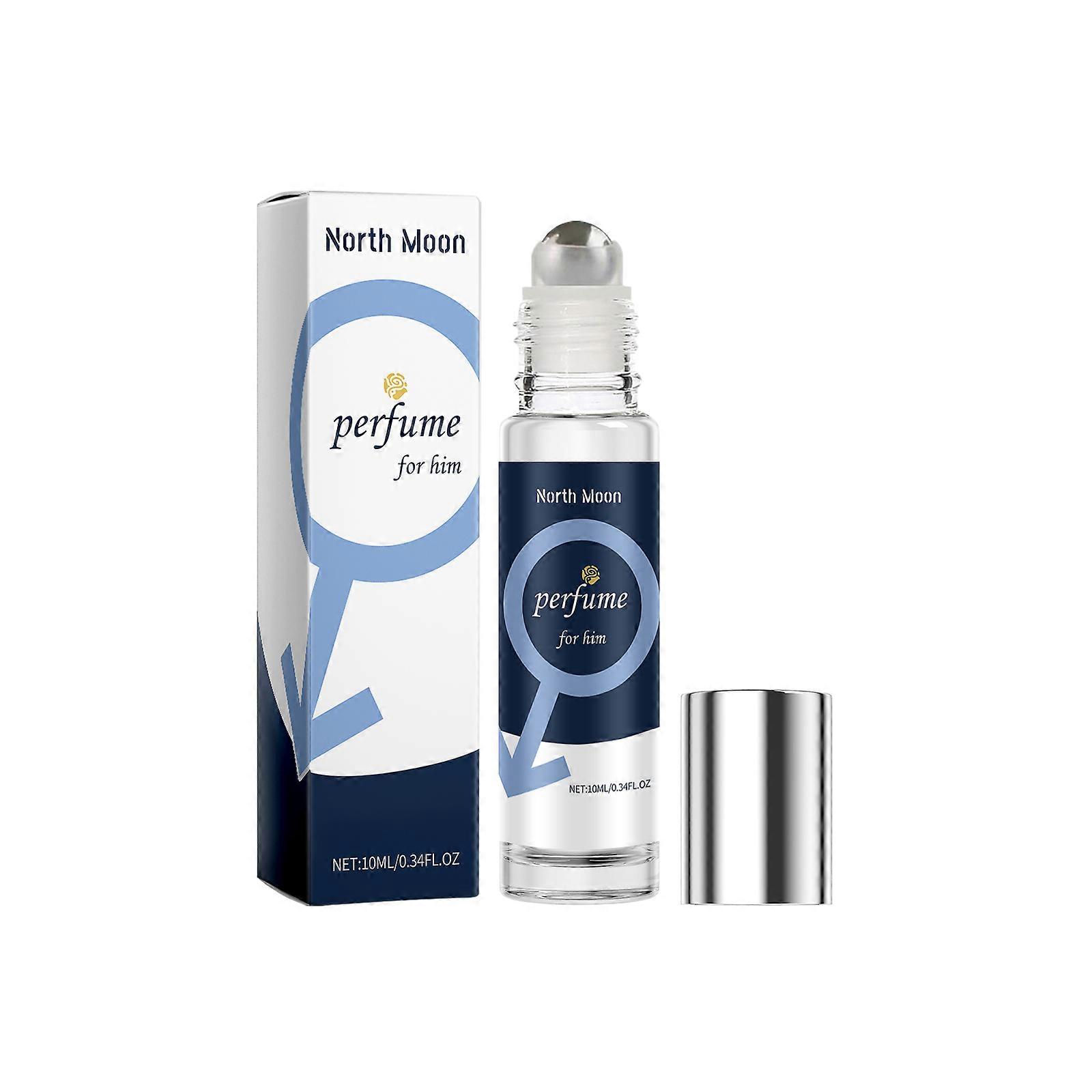 North Moon Men's Charm Roll-On Fragrance, With Its Alluring Cologne Scent, Exudes Charm And Leaves A Lasting Fragrance