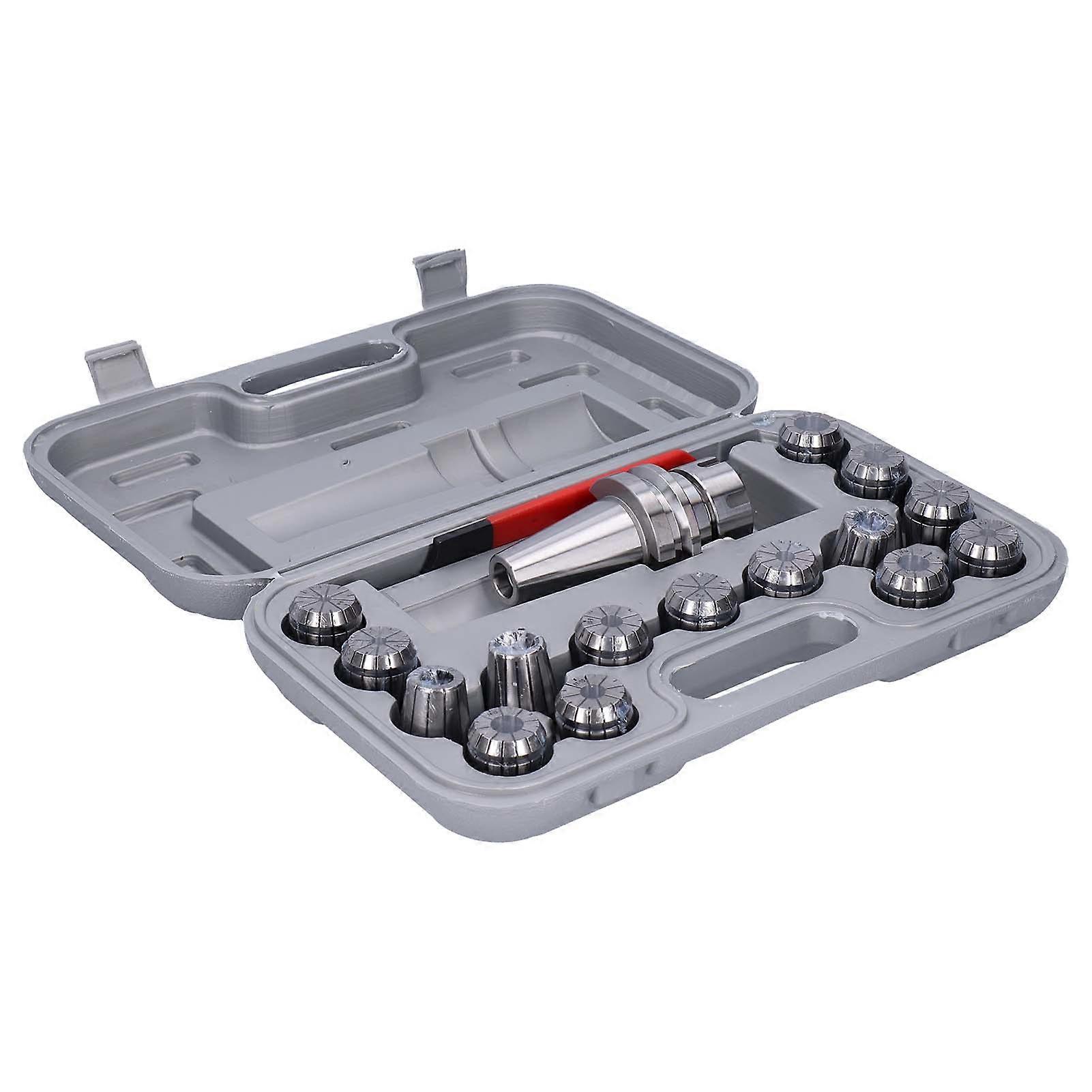15Pcs BT40-ER32 Spring Collet Set 20CrMnTi CNC Toolholder