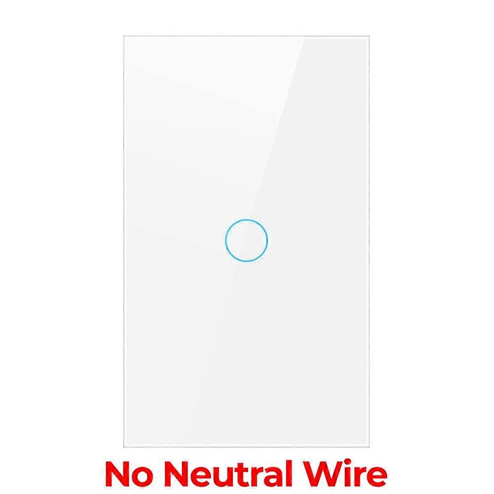 WiFi Switch Smart Home Touch RF Light Wall Panel 1/2/3 Gang White US