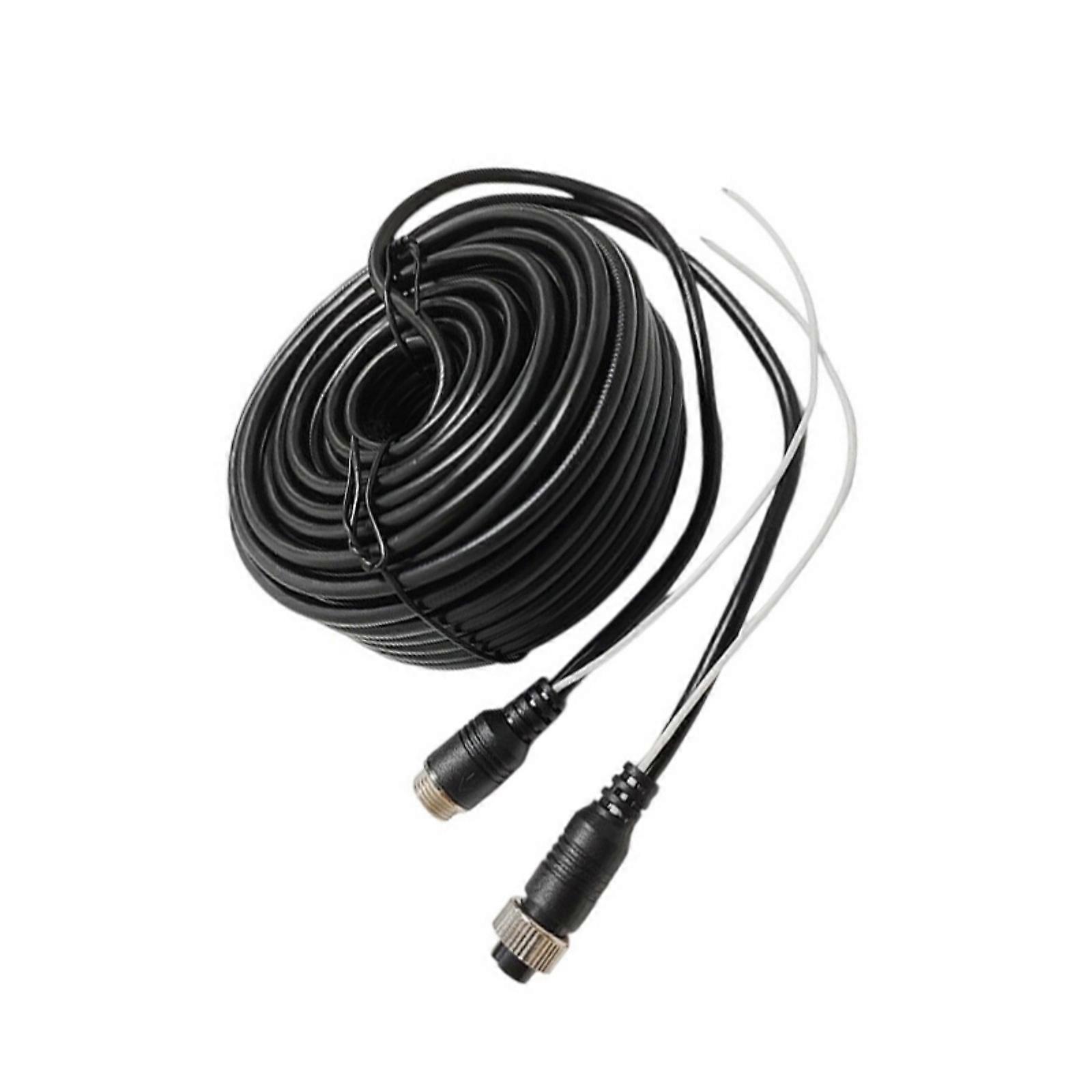 Double Defended 4Pin Aeronautics Cable for Car Rear View Camera Video Extension with Tall Flexibility Multicolor