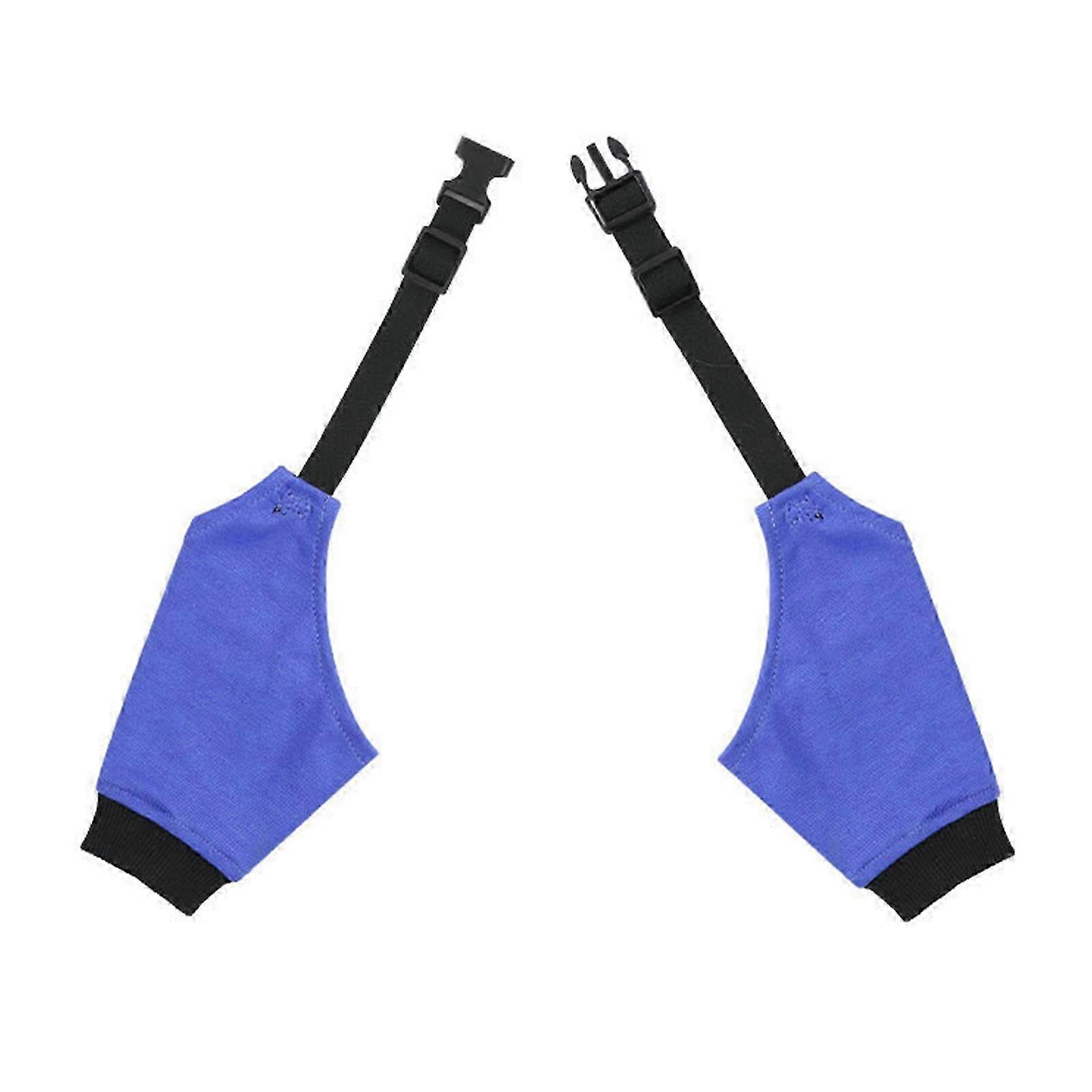 Mjukt vadderat armbågsskydd för hundar framben justerbar ärm grå XL