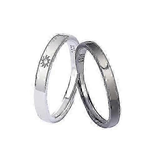 شخصية الملاك أجنحة الخواتم المفتوحة حلقة زوجين قابلة للتعديل للحبيب النساء الرجال سيدة بنات الأولاد عيد الحب عيد ميلاد هدية