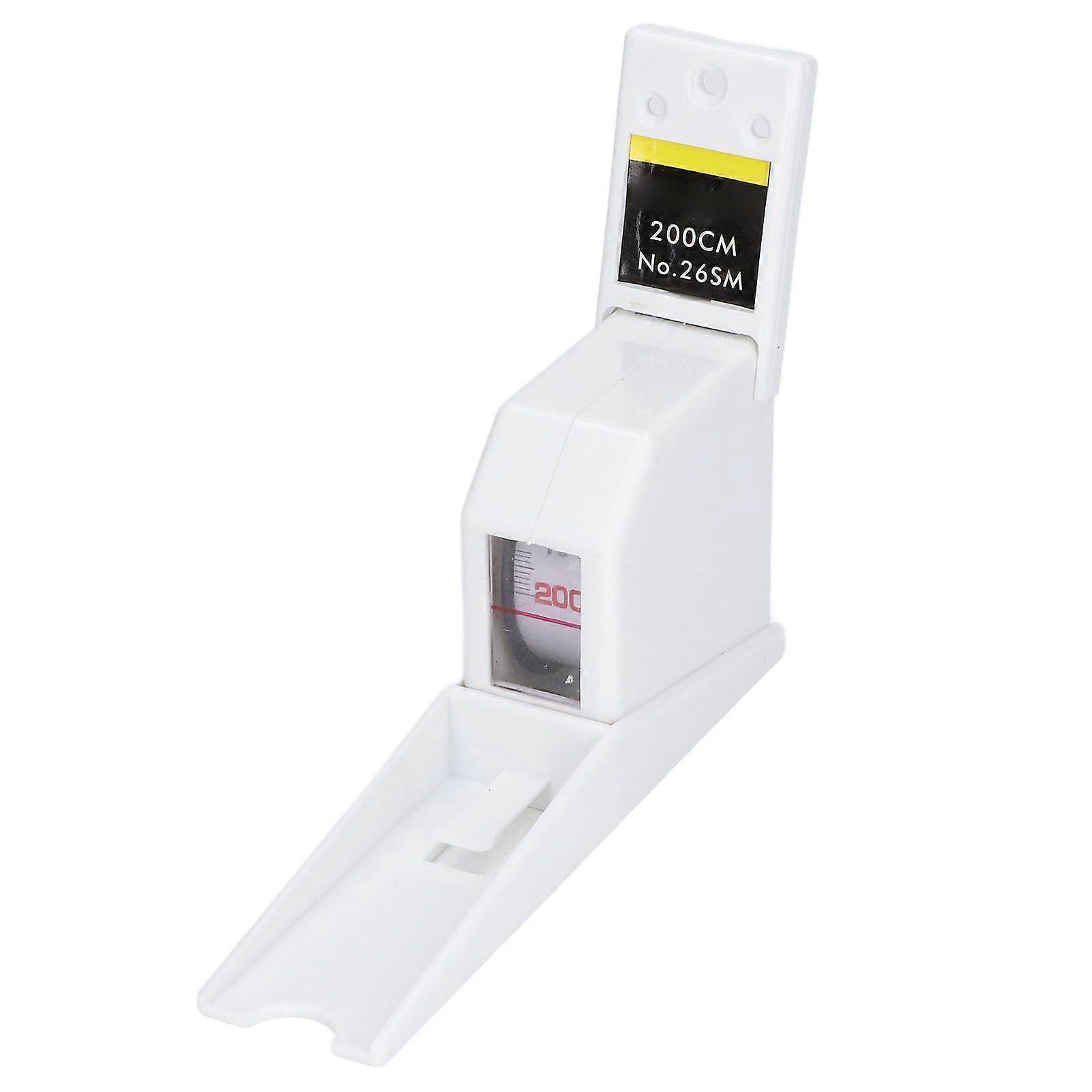 200cm Height Meter Measuring Height Ruler Home Use Wall Mounted Retractable Tape Measure WhiteSH