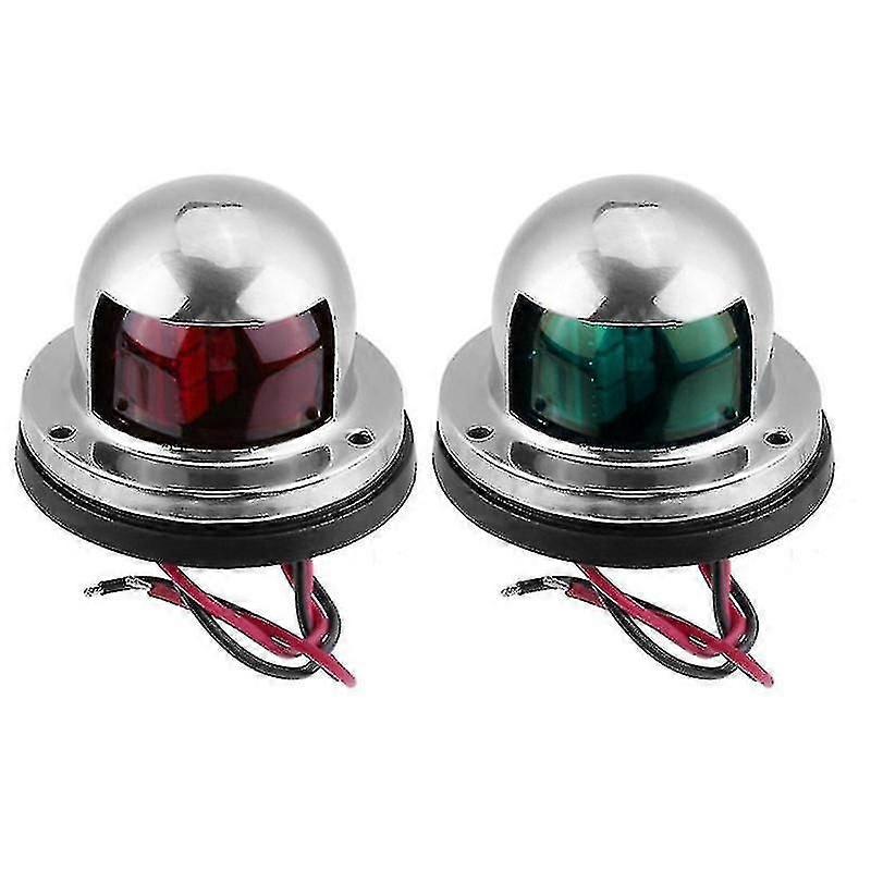 One Pair Led 12v Navigation Lights Red And Green Lights Marine Sailing Signal Lights