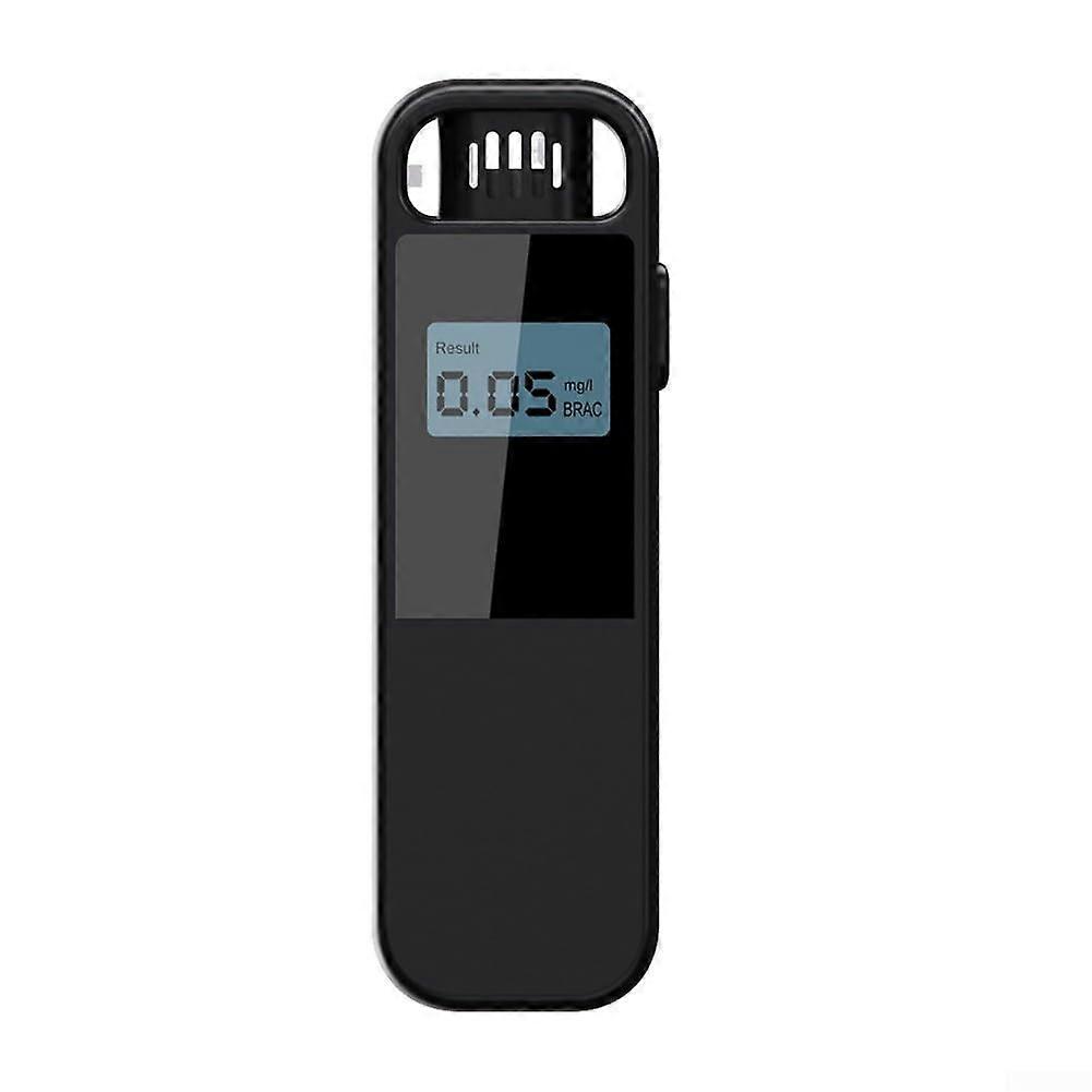 LED Digital Display Alcohol Tester Rechargeable Breathalyzer, 6Second Response, Portable Car Safety Tool, UK Compatible