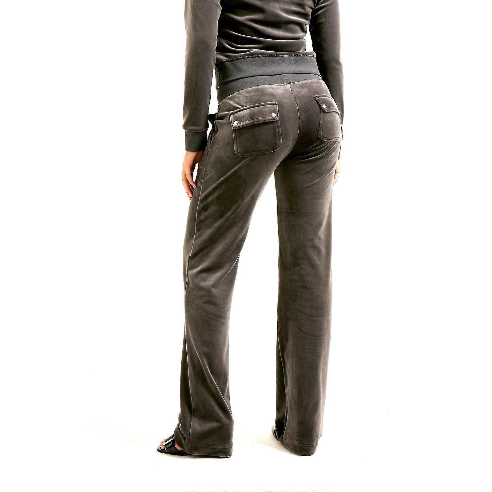 Juicy Couture Layla Polyester Women's Black Track Pants