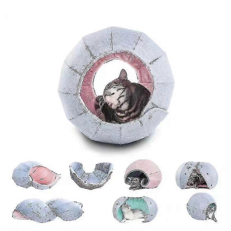 Cat Tunnels For Indoor Cats Foldable Multi-Function Cat Tunnel Tube