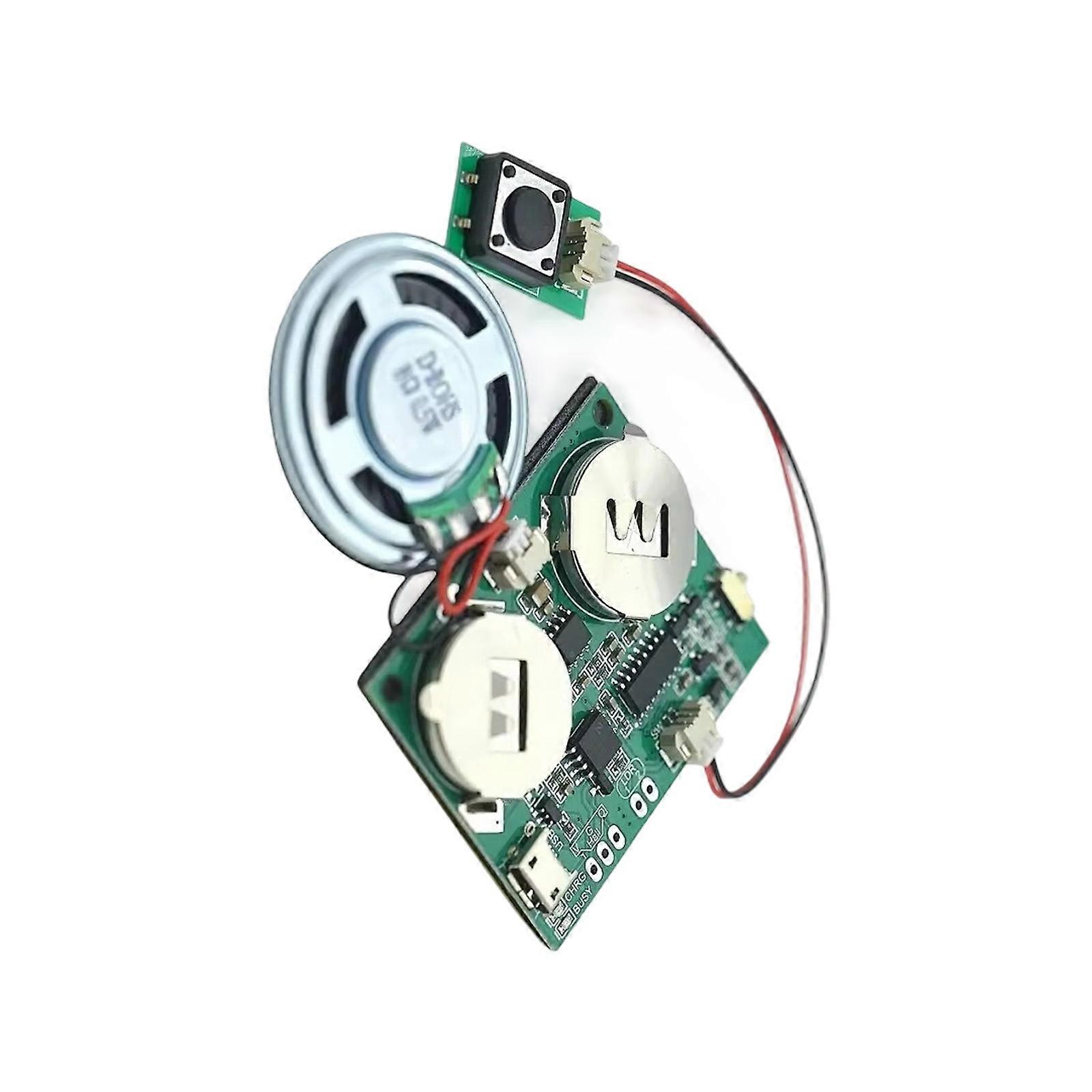 USB Powered Audios Recording Module 4MB Memory Programmable Design For DIY Gadgets And Interactive Projects Creation Multicolor