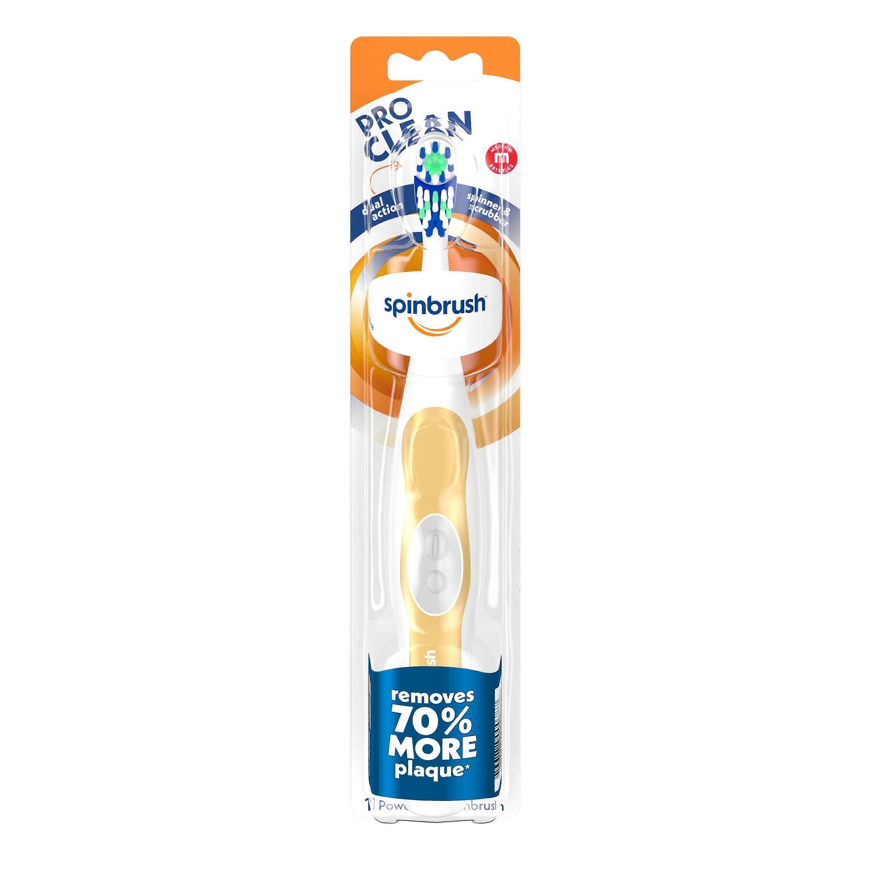 Arm & Hammer Spinbrush Pro Series Toothbrush, Medium, 1 Ea