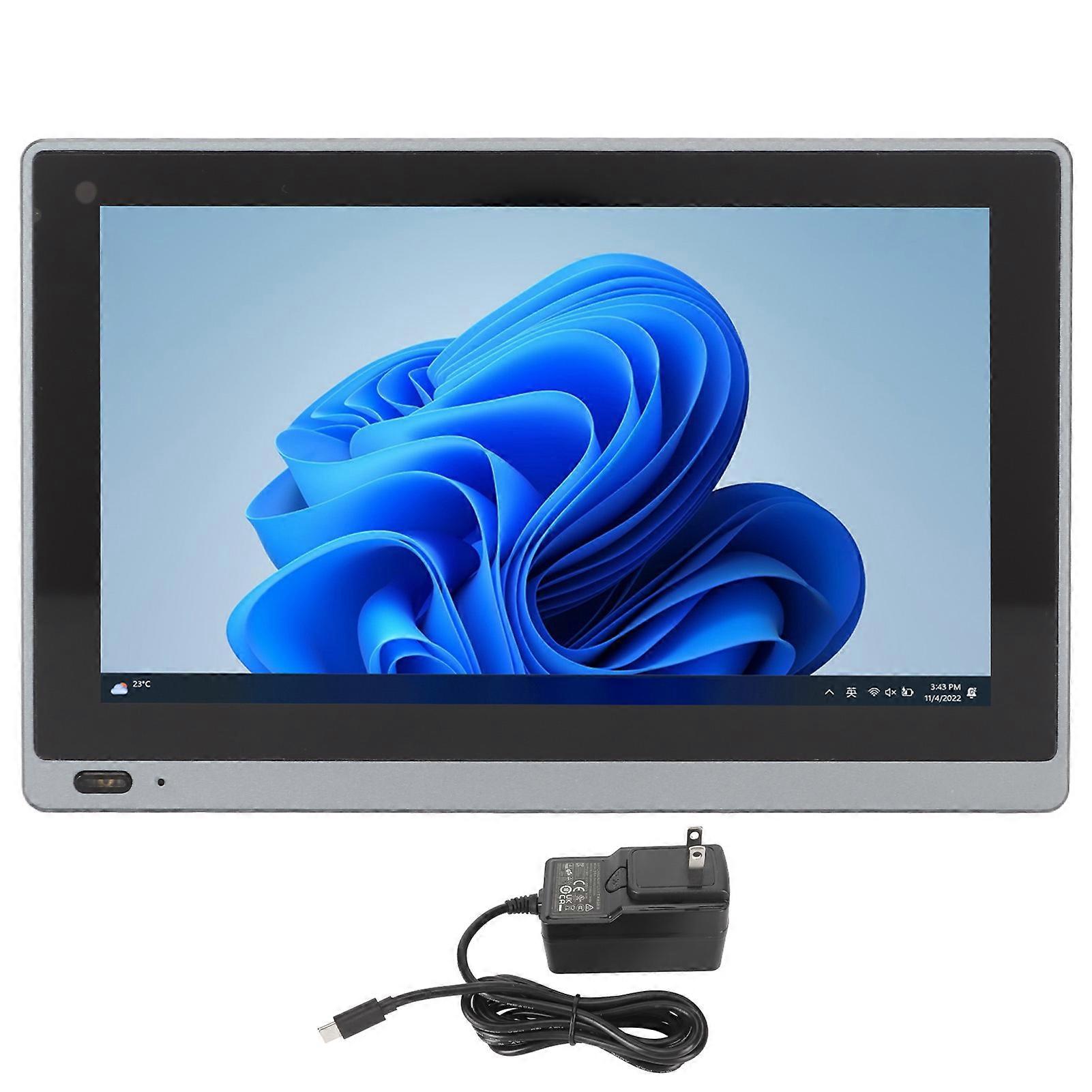 Mini PC with 5.5in Touch Screen Windows 11 8GB 128GB WiFi 6 Remote Support 2500mAh Battery