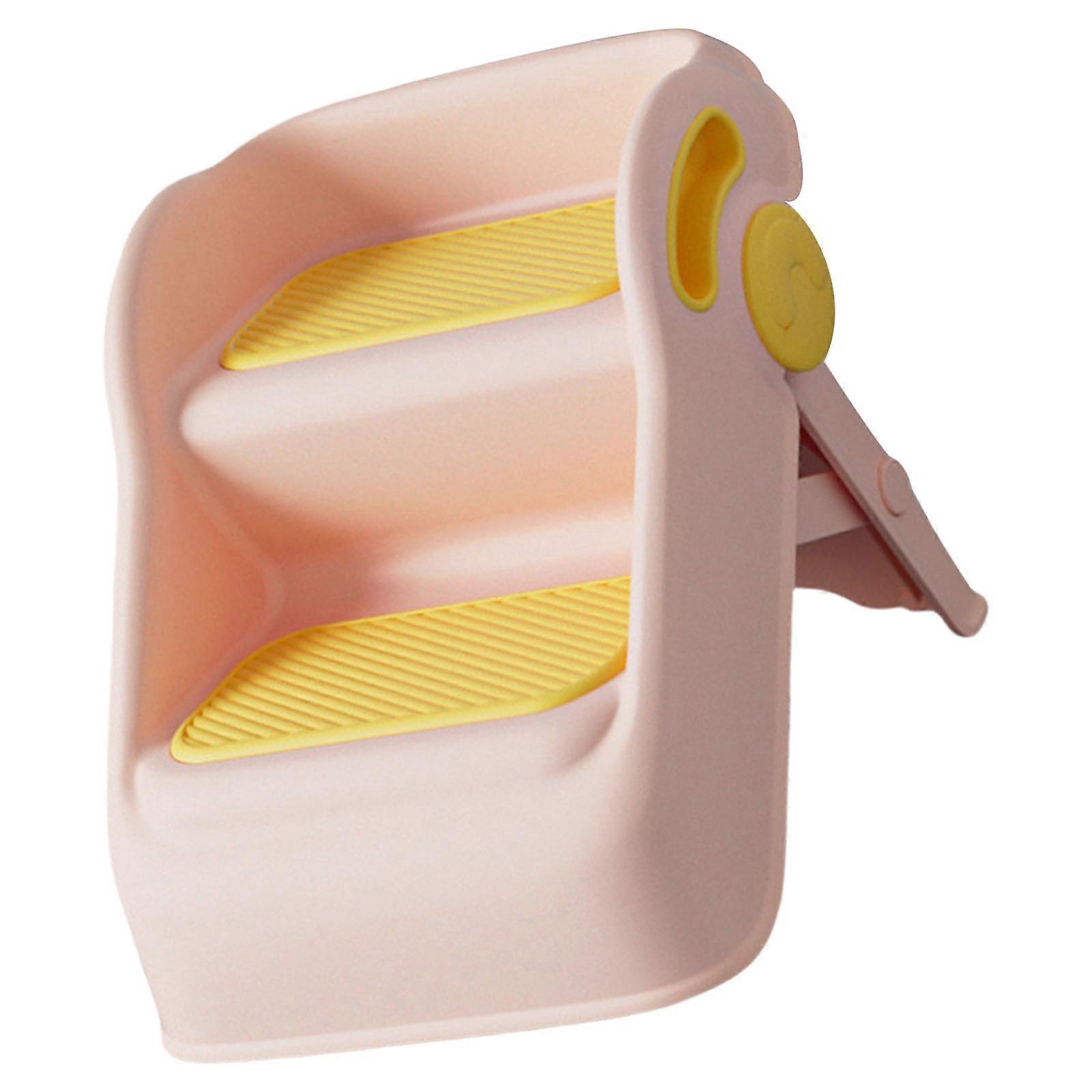 Escabeau pliable pour enfants non glissant Tabouret de salle de bain extérieur avec fonction anti-inclinaison Tabouret de cuisine pour enfants pinkk
