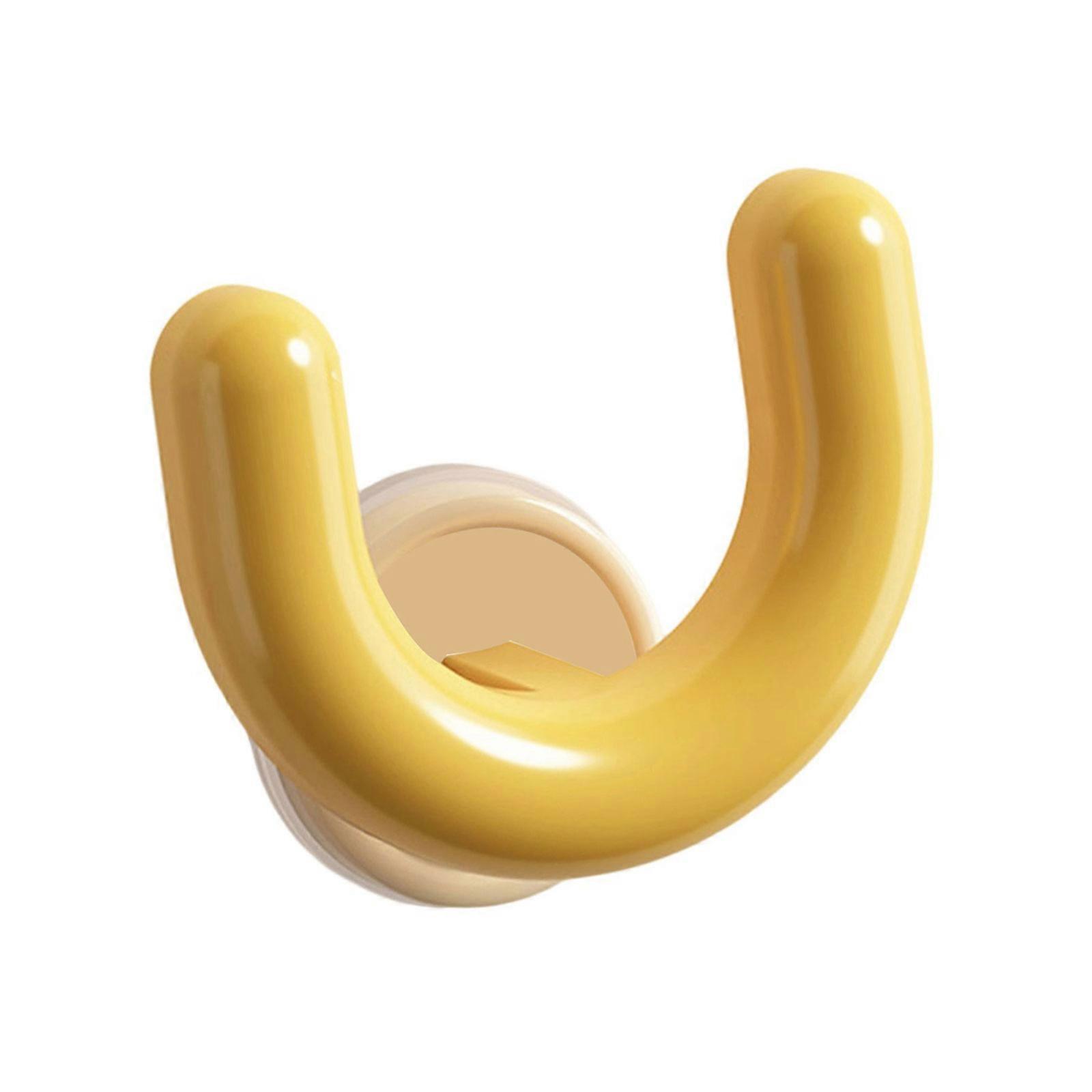 Multipurpose U Shape Slipper Storage Rack With Adjustable Width Designs Home Accessory for Household Daily Casual Use  Yellow