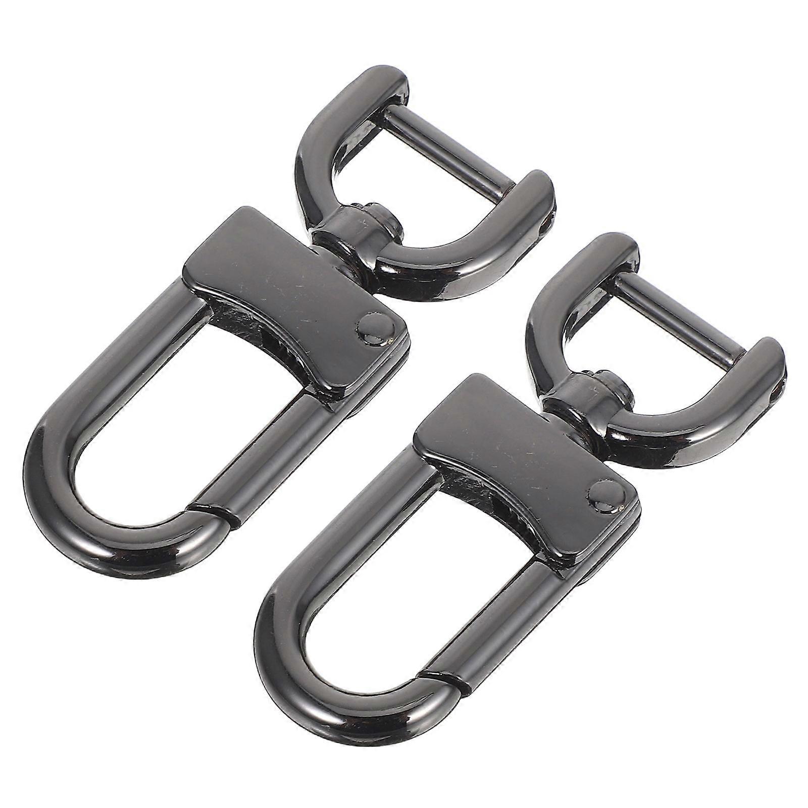 Keyring Clasp Detachable Metal Buckle For Collars Smooth Edges Versatile Compatibility 2Pcs