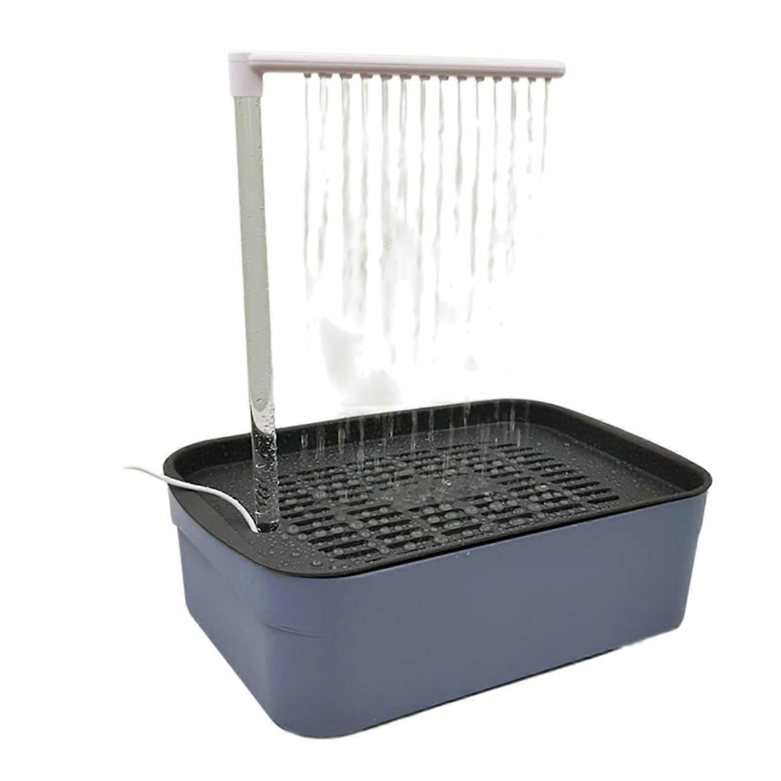 Recirculating Filtration Automatic Filtered Water Dispenser Faucet Bird Bath for Parrots User Friendly Multicolor